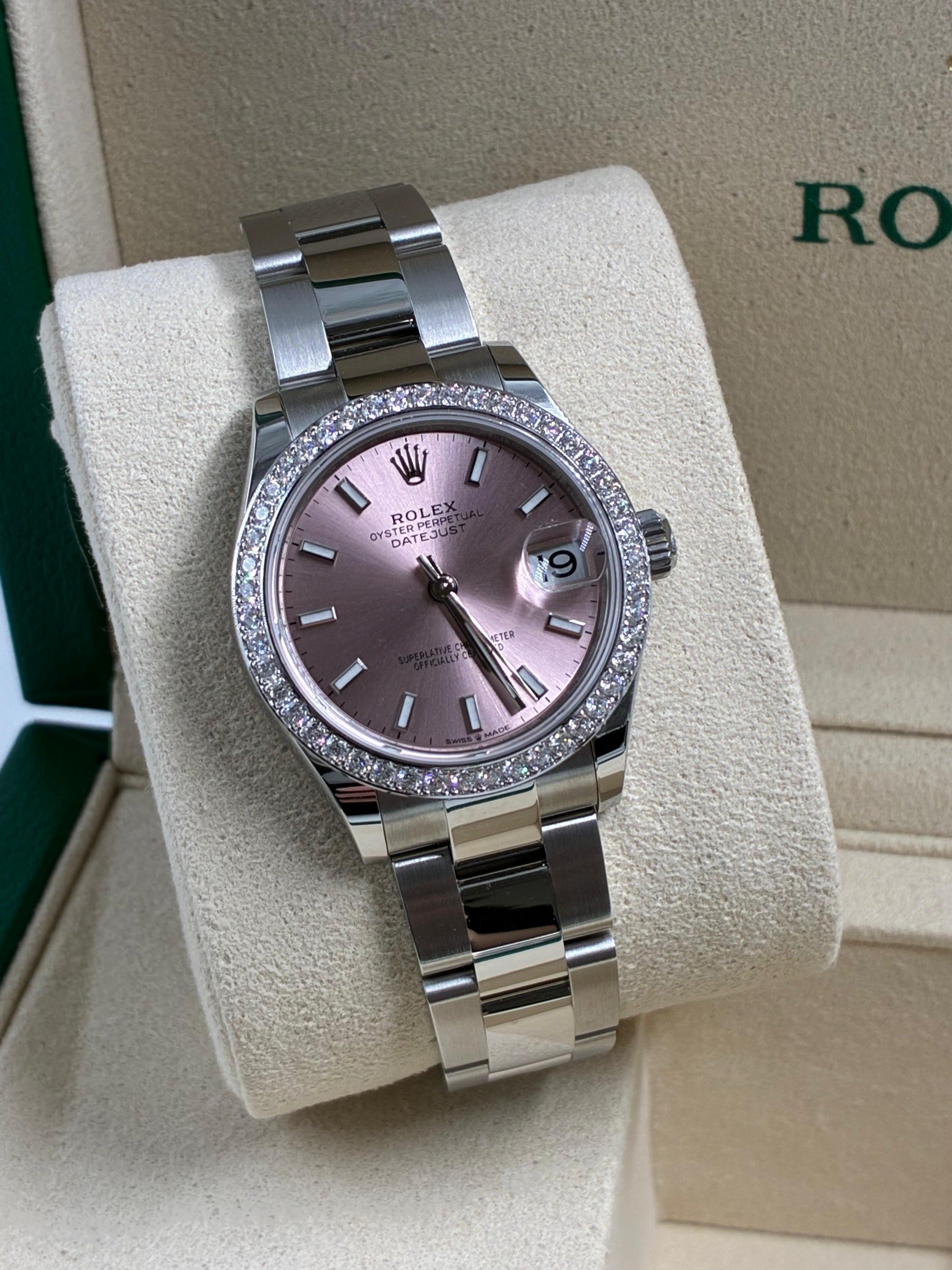 Rolex Datejust 31 278384RBR PINK INDEX OYS