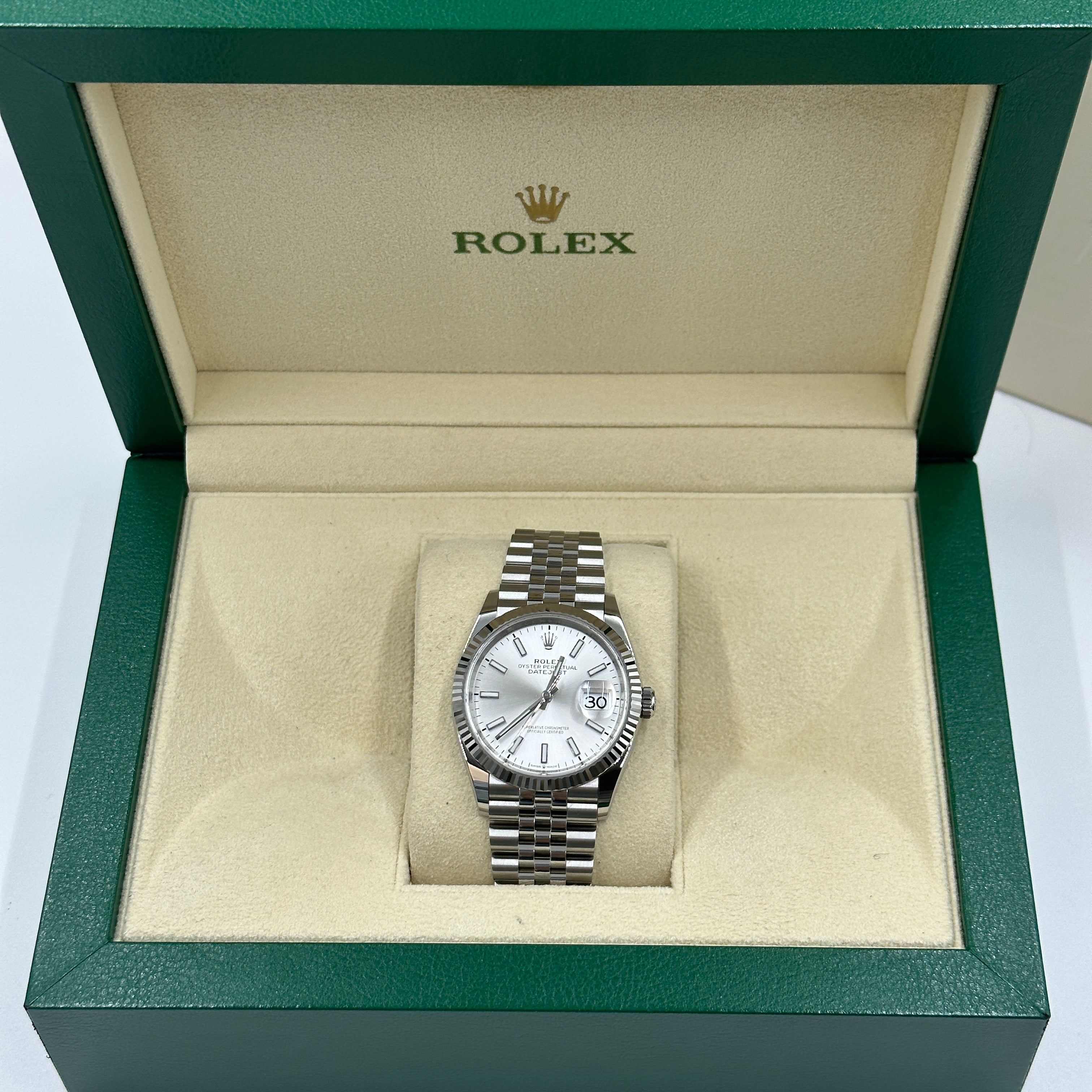 Rolex Datejust 36 126234 Silver Index Jubilee 2026