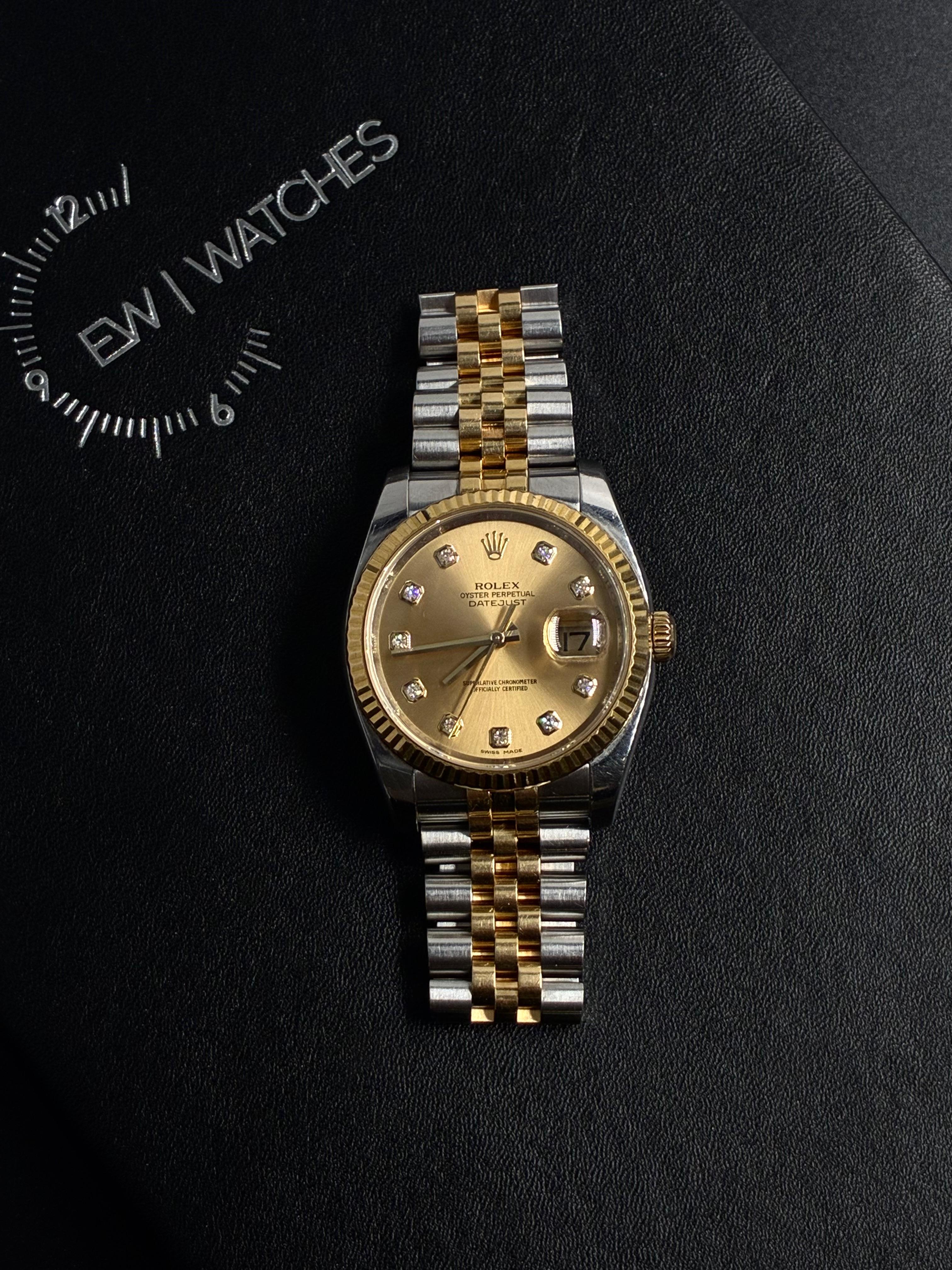 Rolex Datejust 116233G Champagne Jubilee