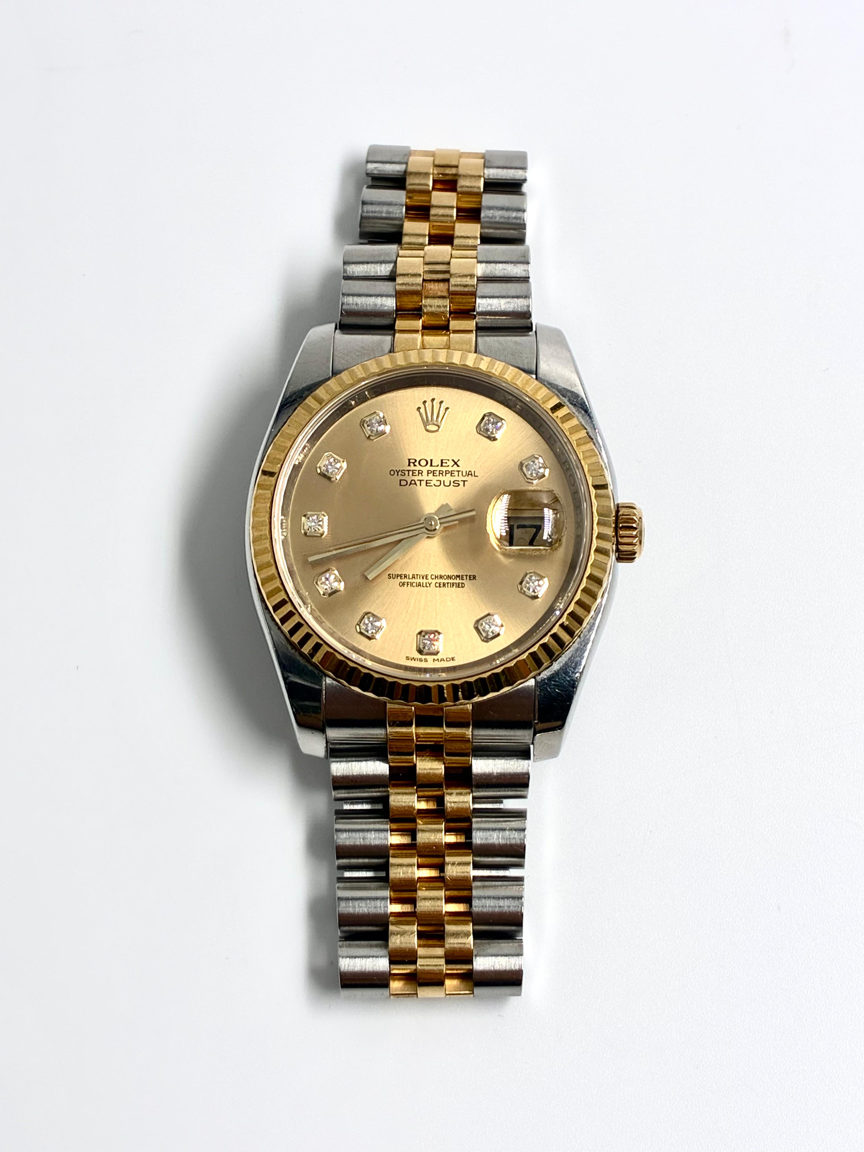 Rolex Datejust 116233G Champagne Jubilee