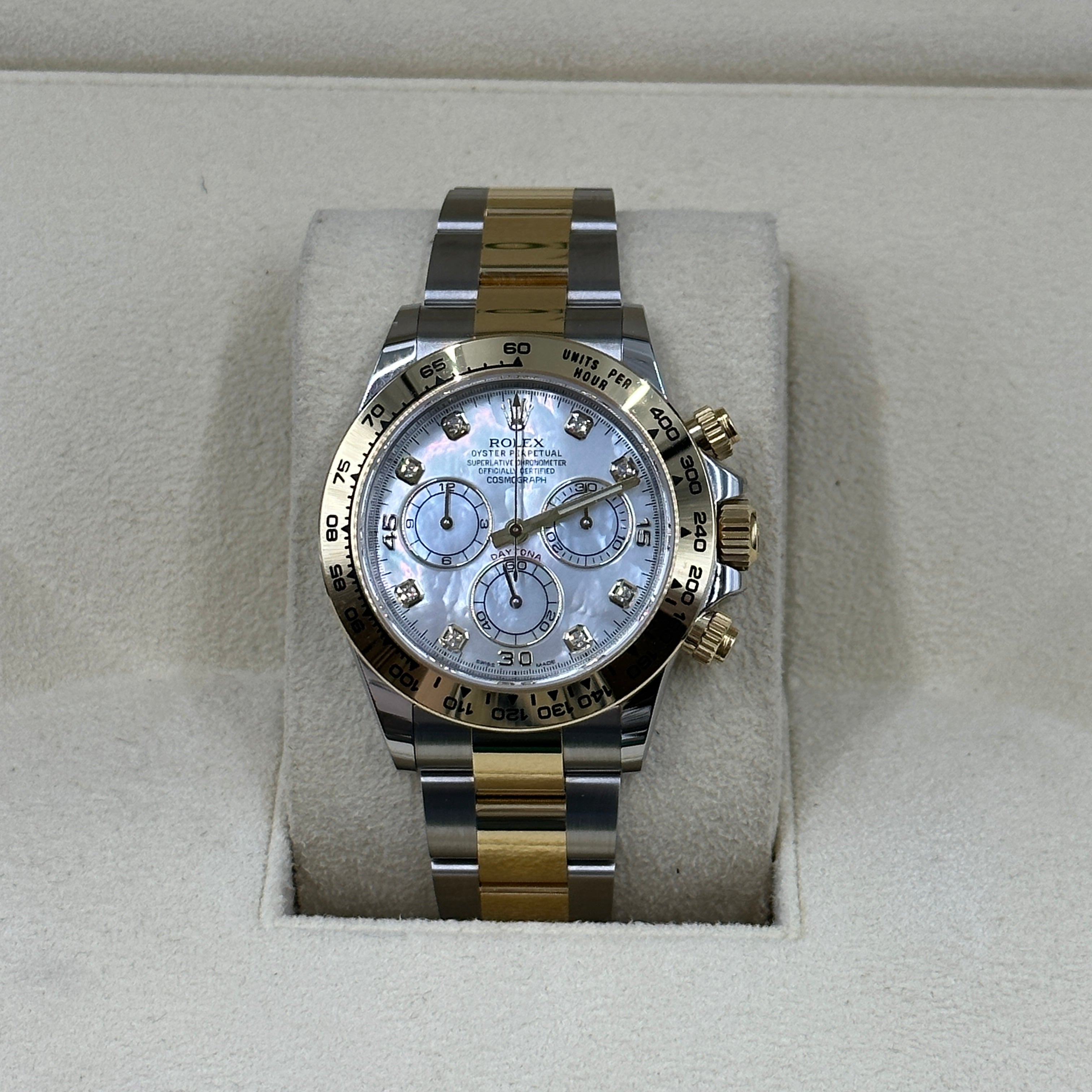 Rolex Cosmograph Daytona 116503NG White MOP (alte Karte) 2020