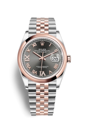 Rolex Datejust 36 126201-0023 Grey Roman VIIX Diamonds Jubilee 2025