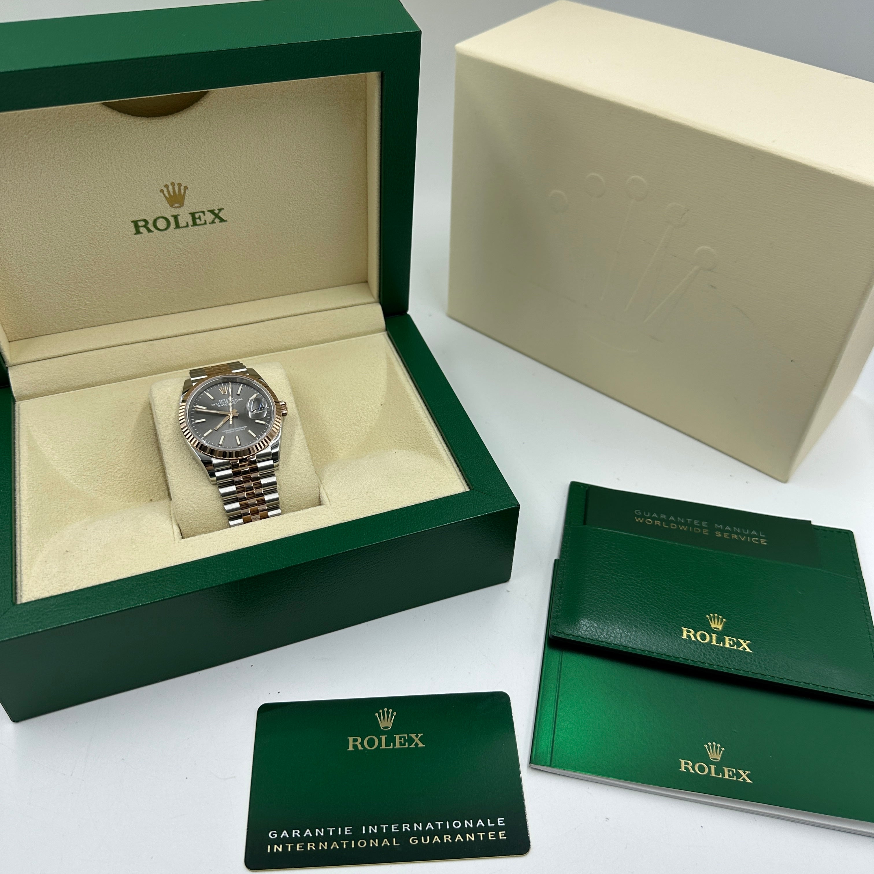 Rolex Datejust 36 126231 Grau Index Jubilee 2024