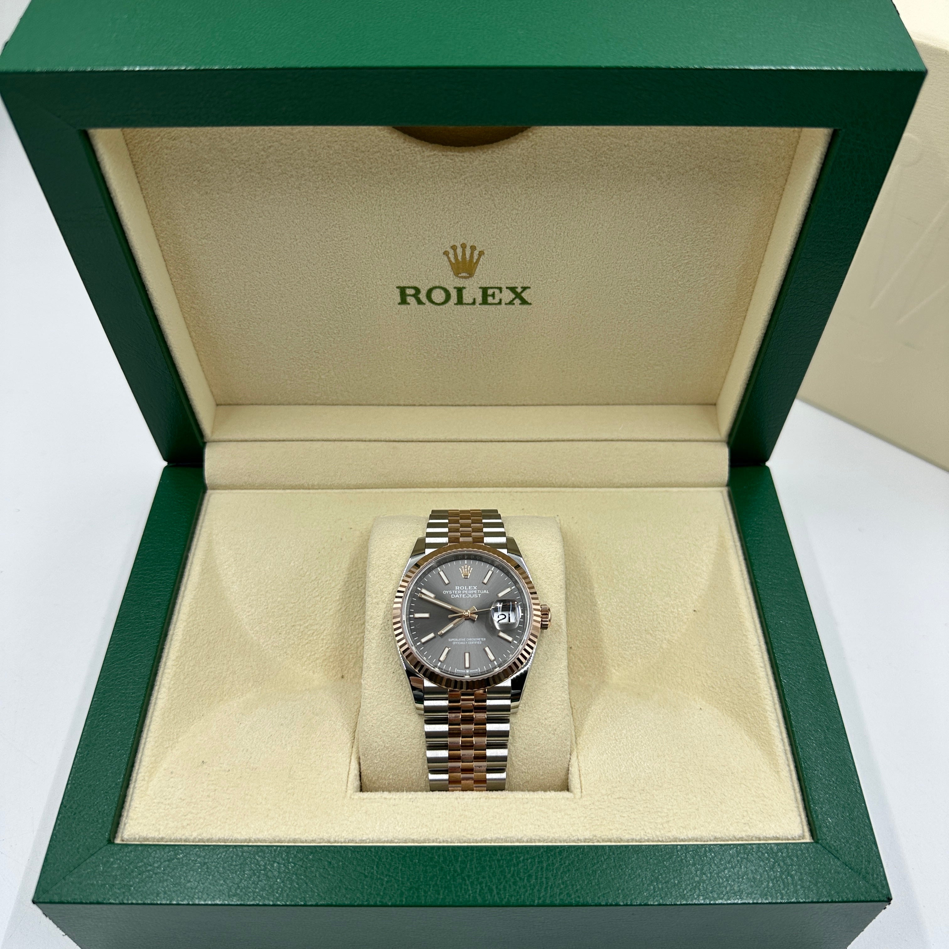 Rolex Datejust 36 126231 Grau Index Jubilee 2024