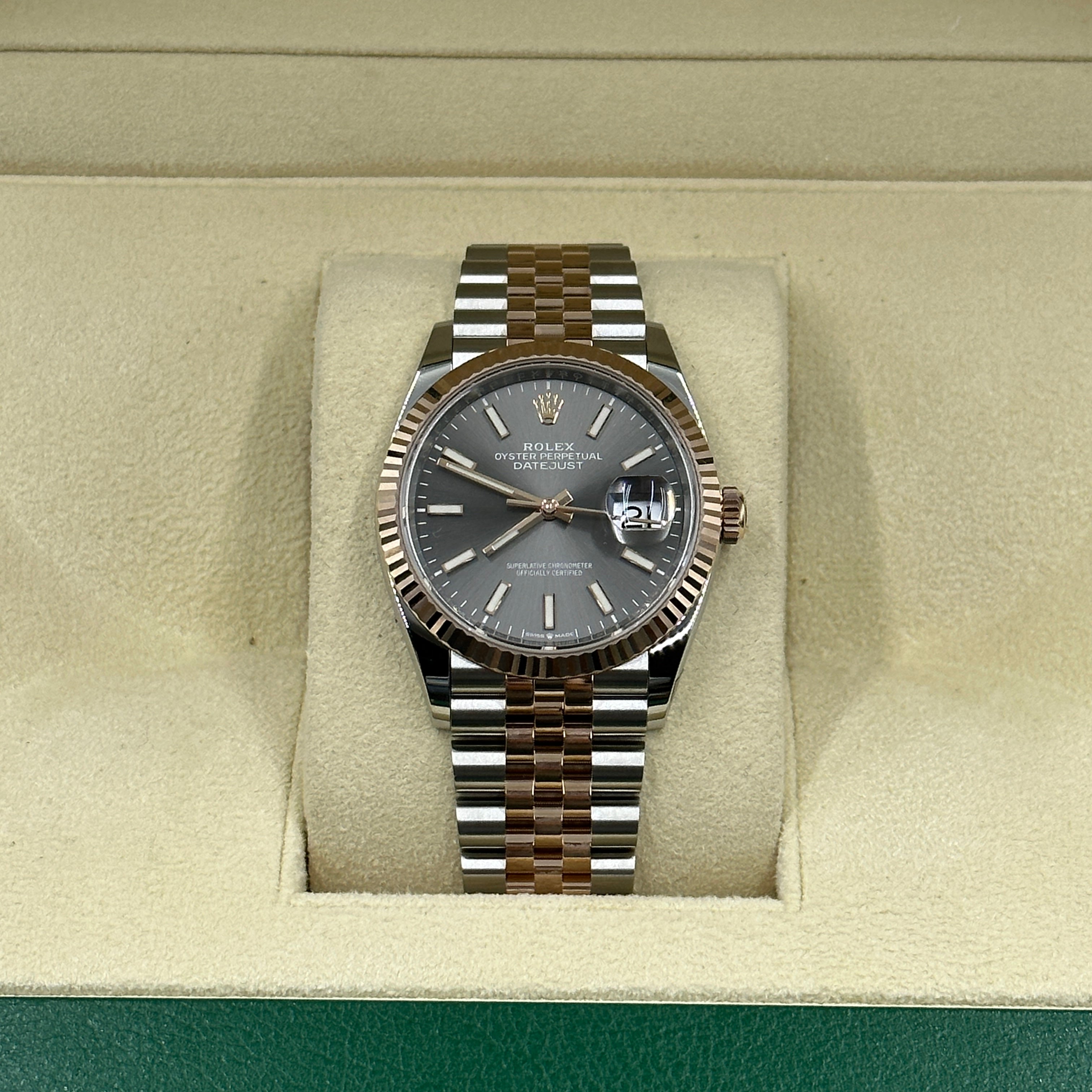 Rolex Datejust 36 126231 Grau Index Jubilee 2024