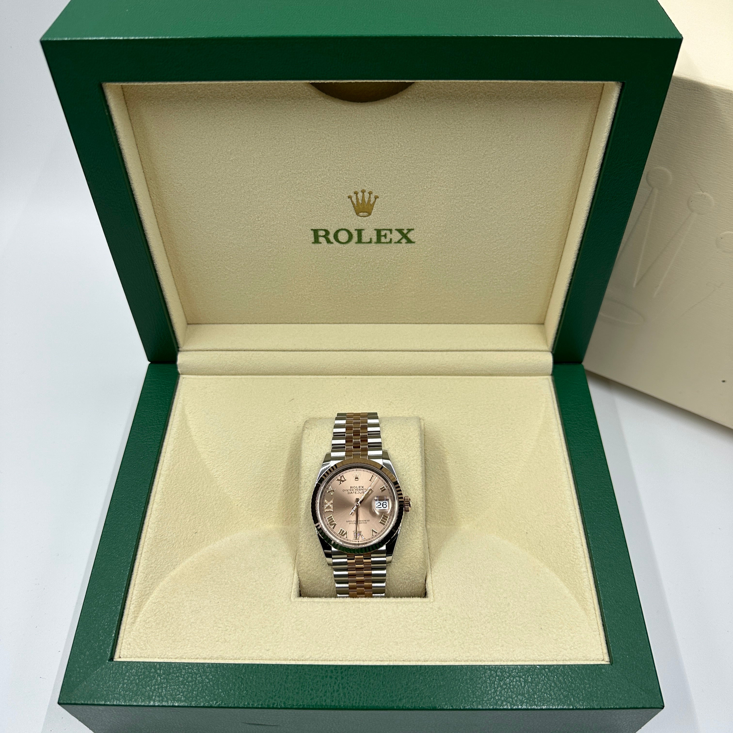 Rolex Datejust 36 126231 Pink VIIX Römisches Jubiläum 2025