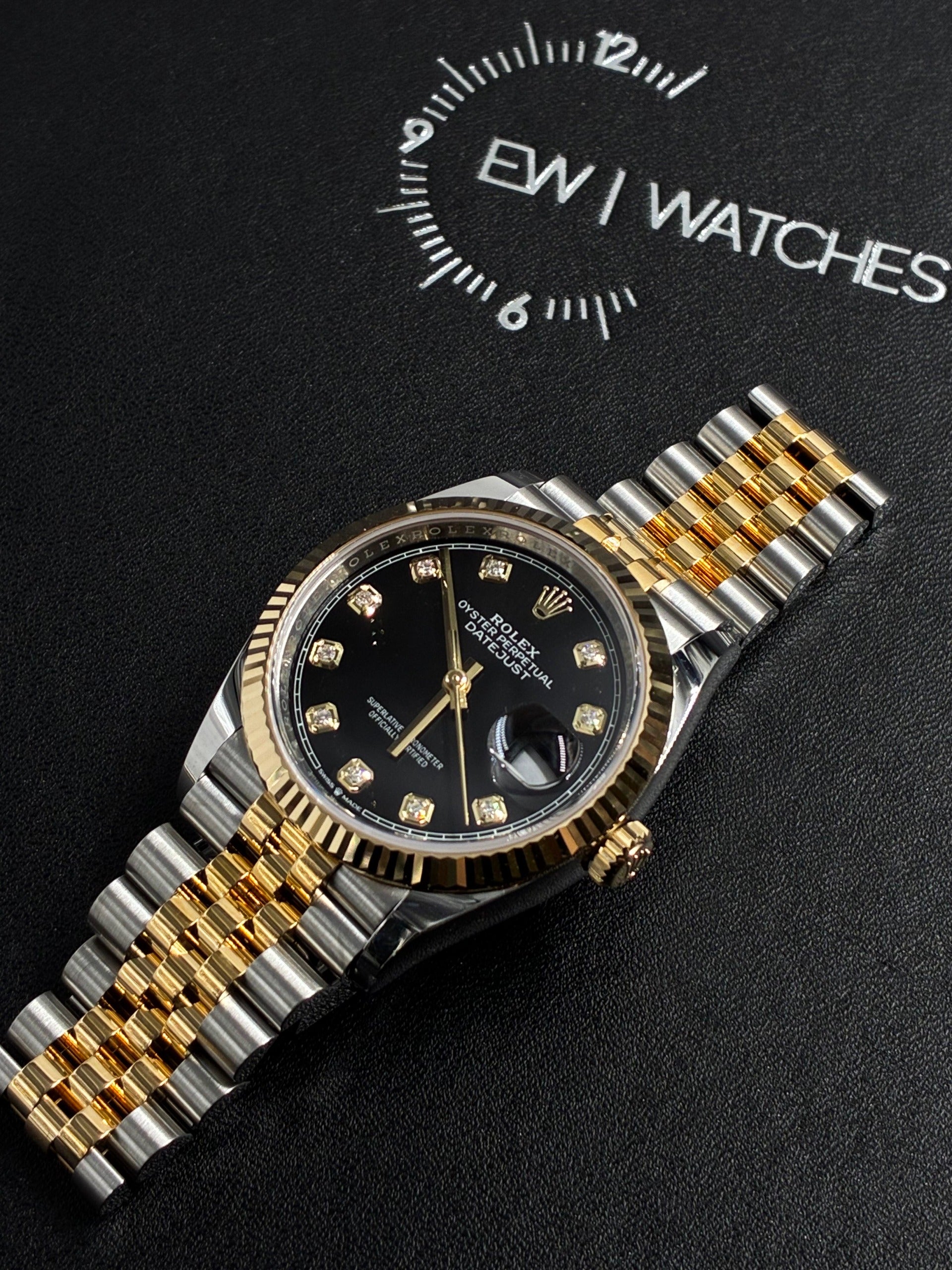 Rolex Datejust 36 126233G Black Jubilee 2025