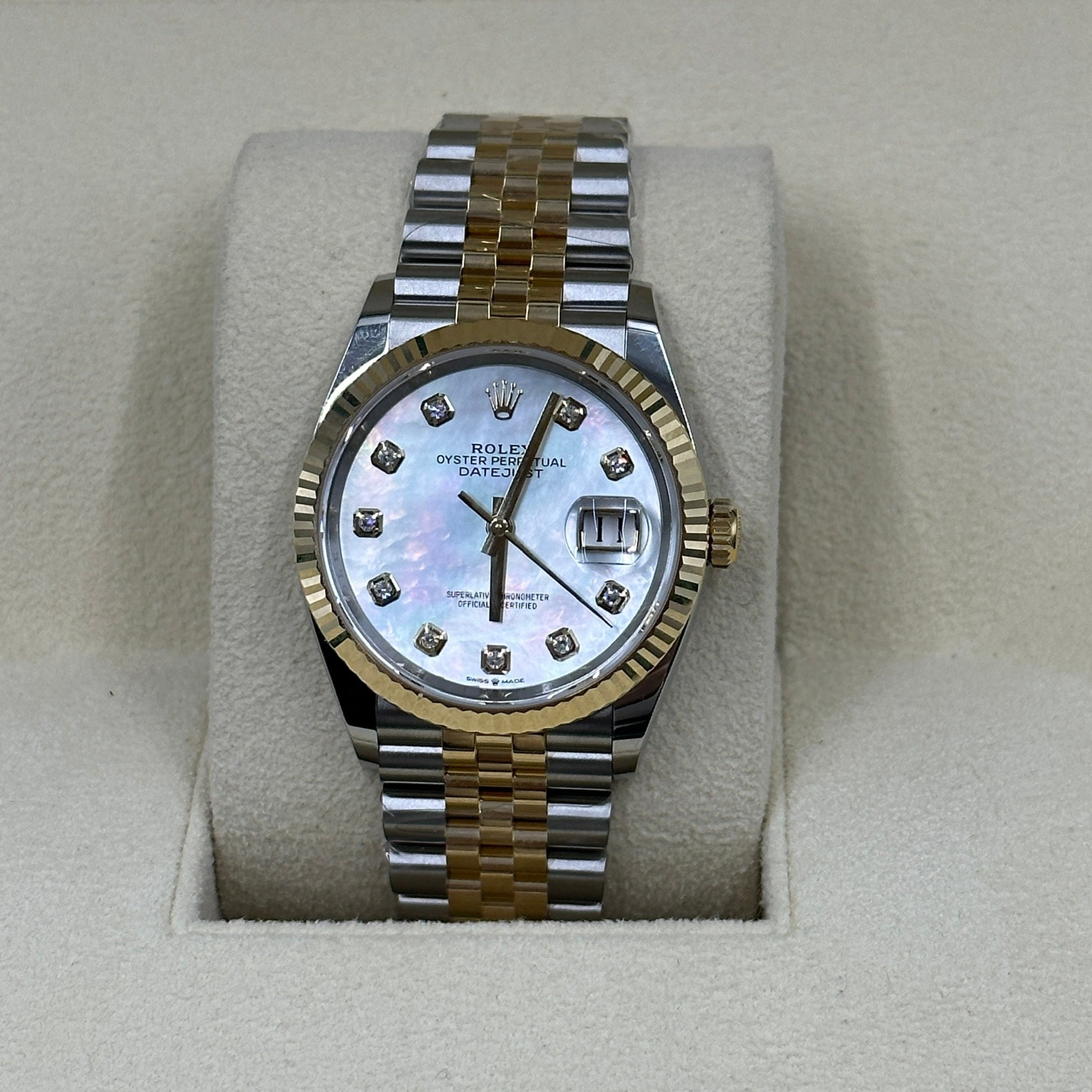 Rolex Datejust 36 126233Ng Weißes Jubiläum 2025