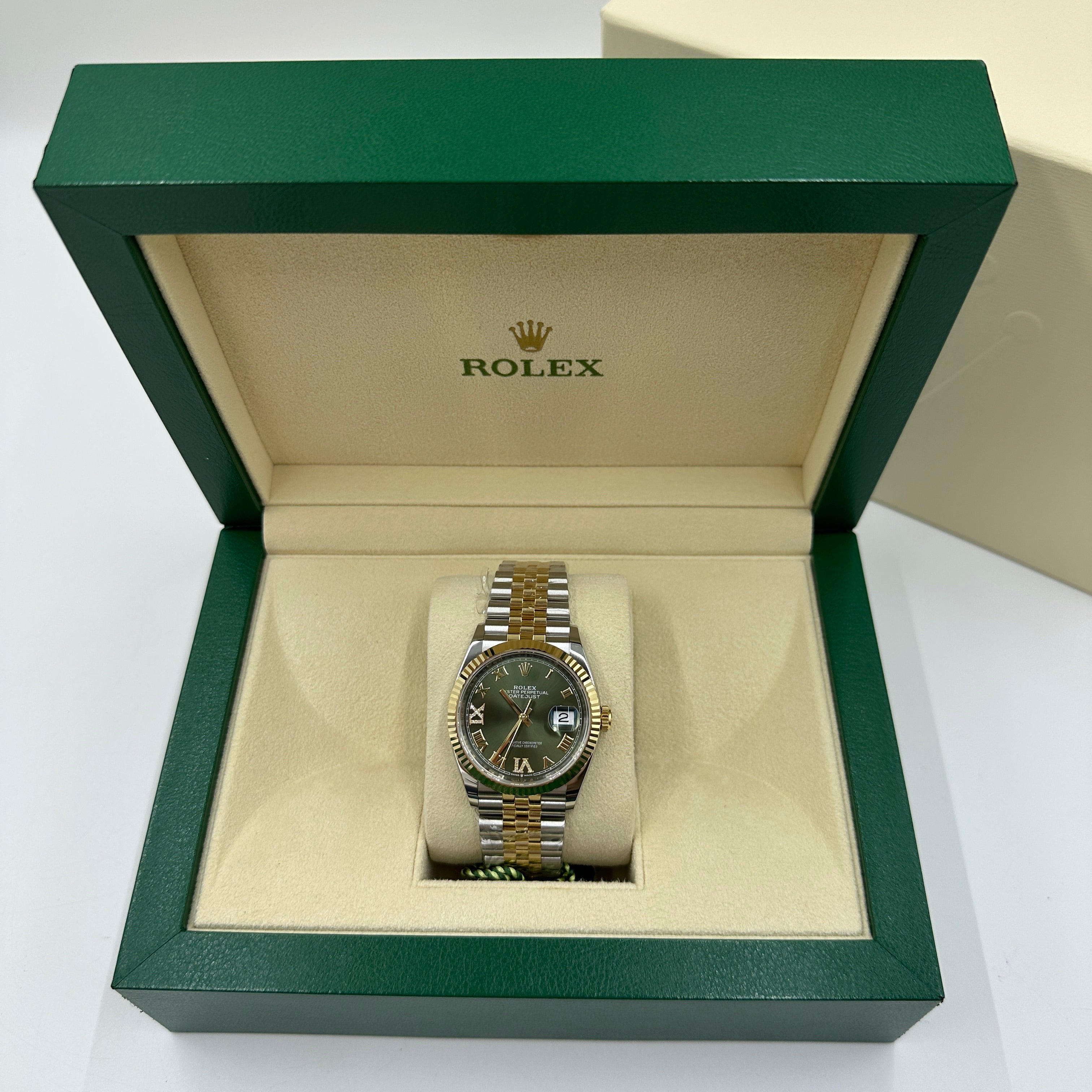 Rolex Datejust 36 126233 Grün VIIX Jubiläum 2024