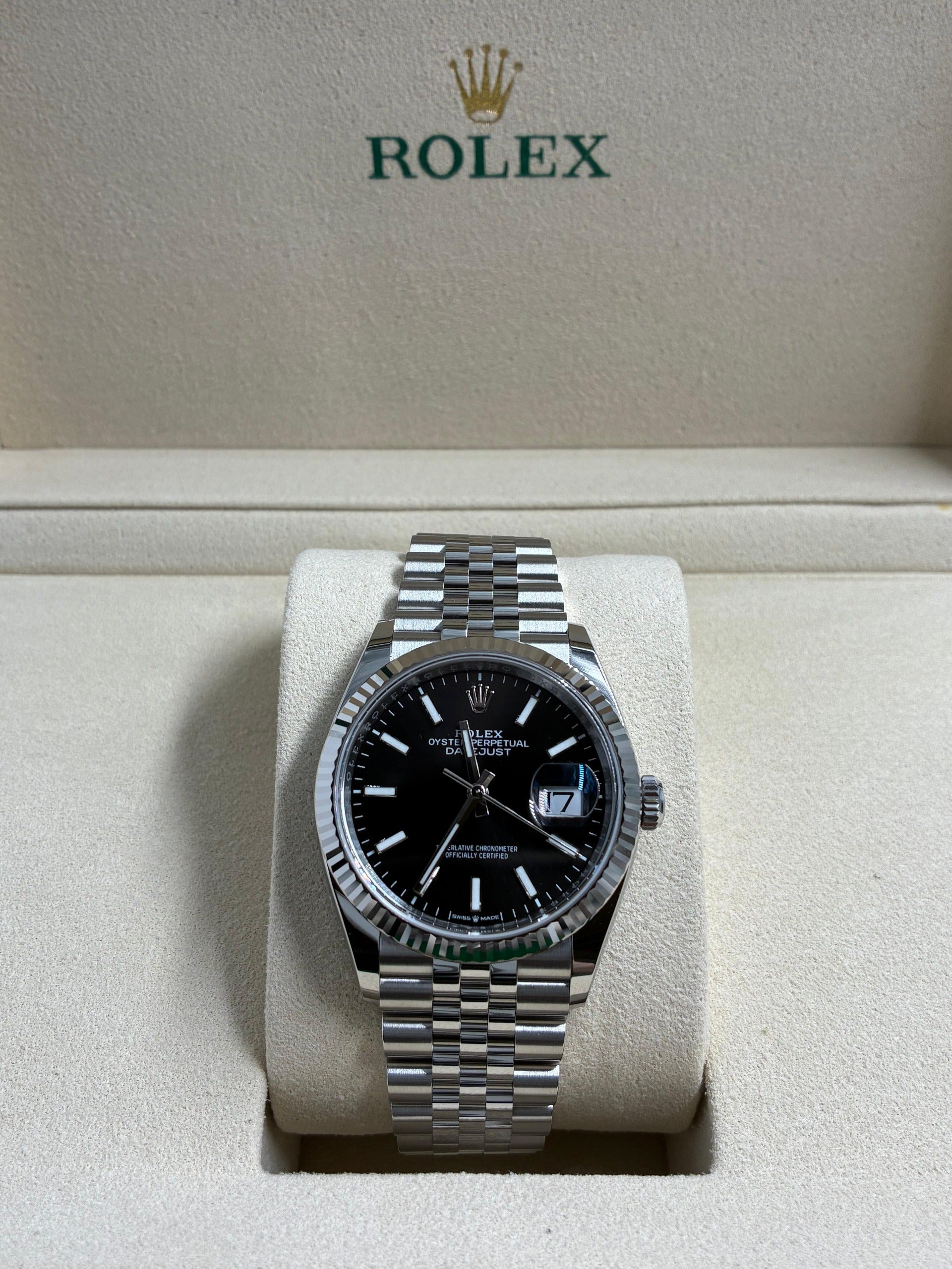 Rolex Datejust 36 126234 Black Index Jubilee 2026