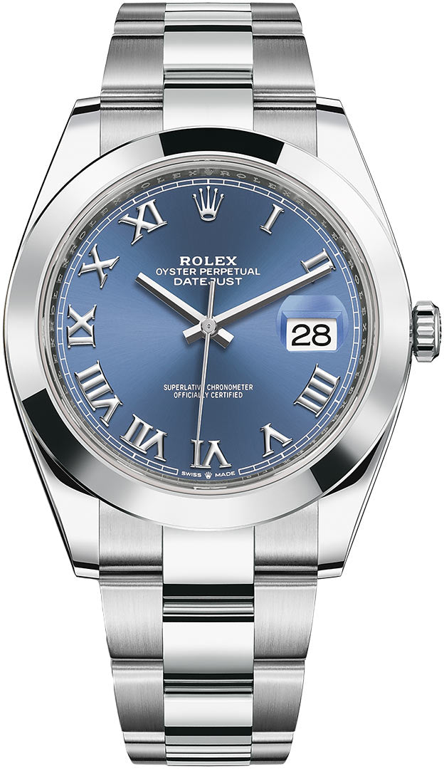 Rolex Datejust 41 126300 Blue Roman Oyster 2026