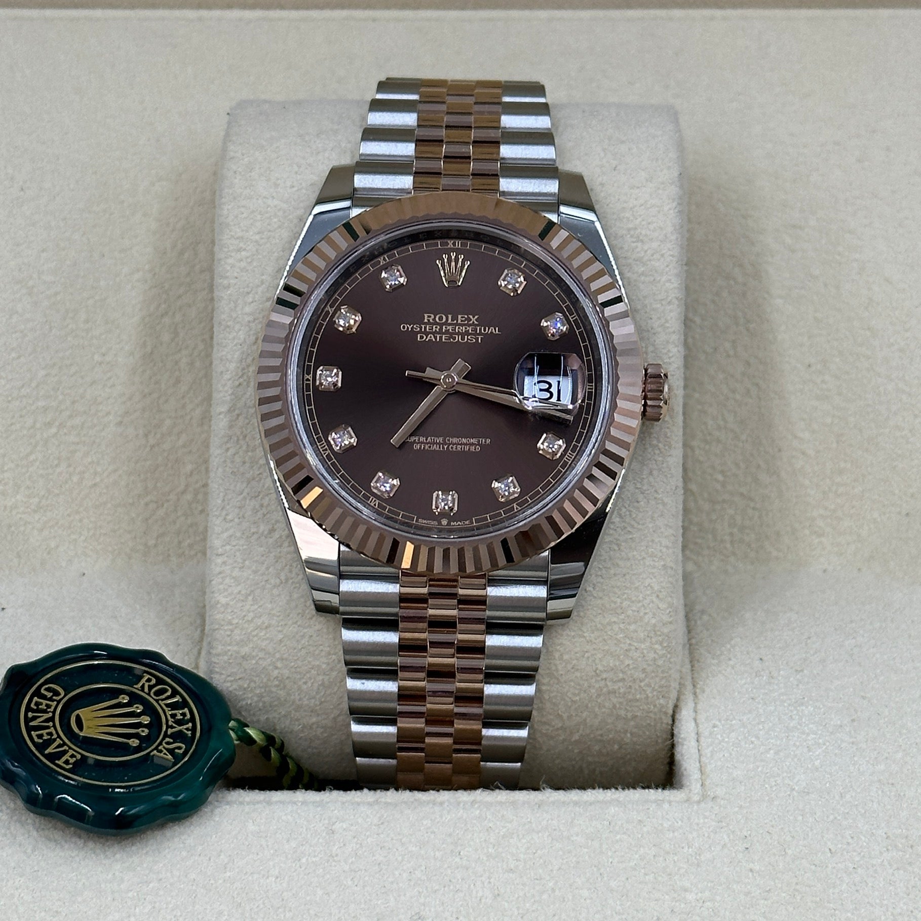 Rolex Datejust 41 126331G Choco Jubilee 2025