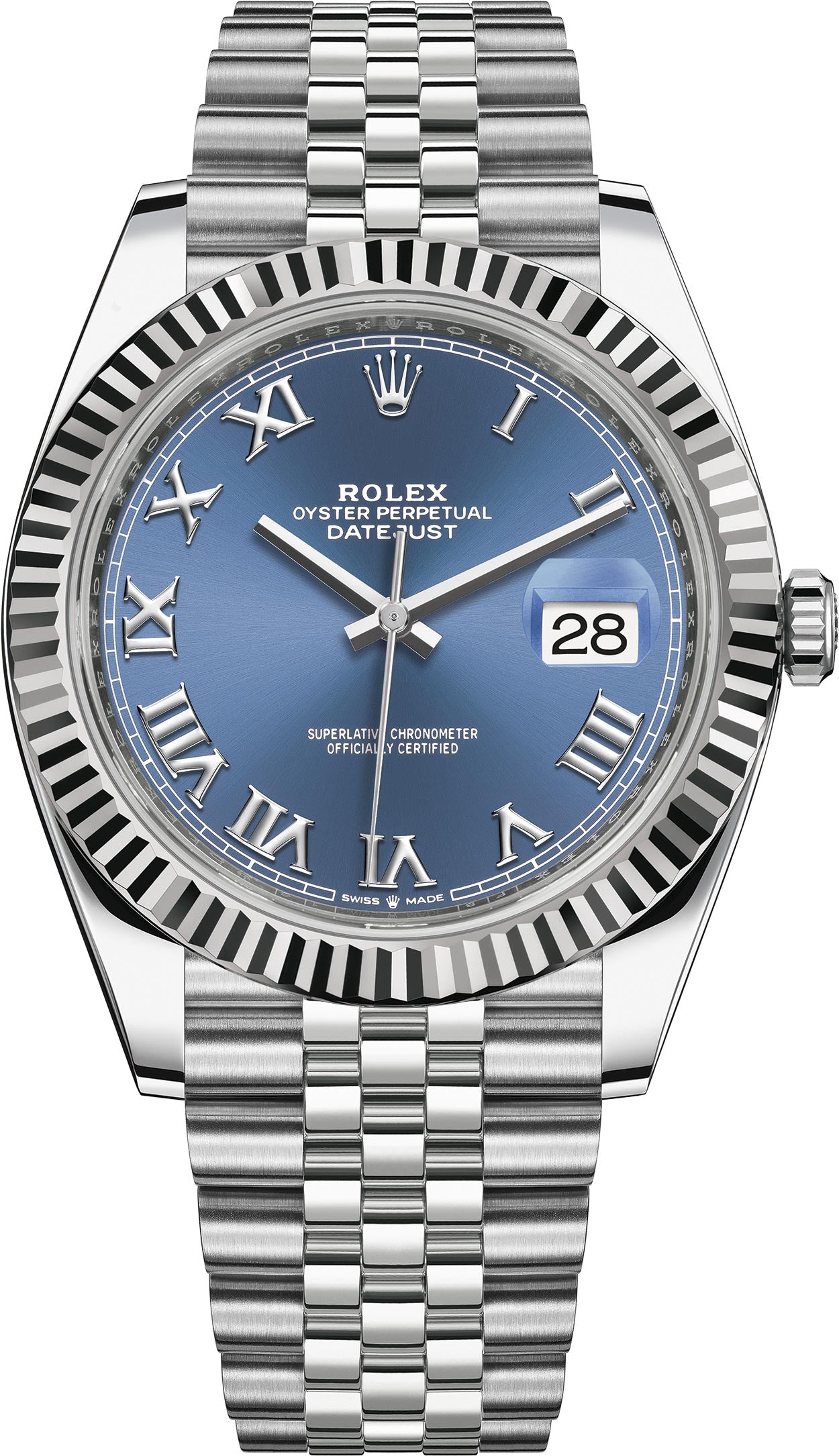 Rolex Datejust 41 126334 Blue Roman Jubilee