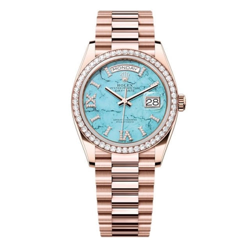 Rolex Day-Date 36 128345RBR Blue