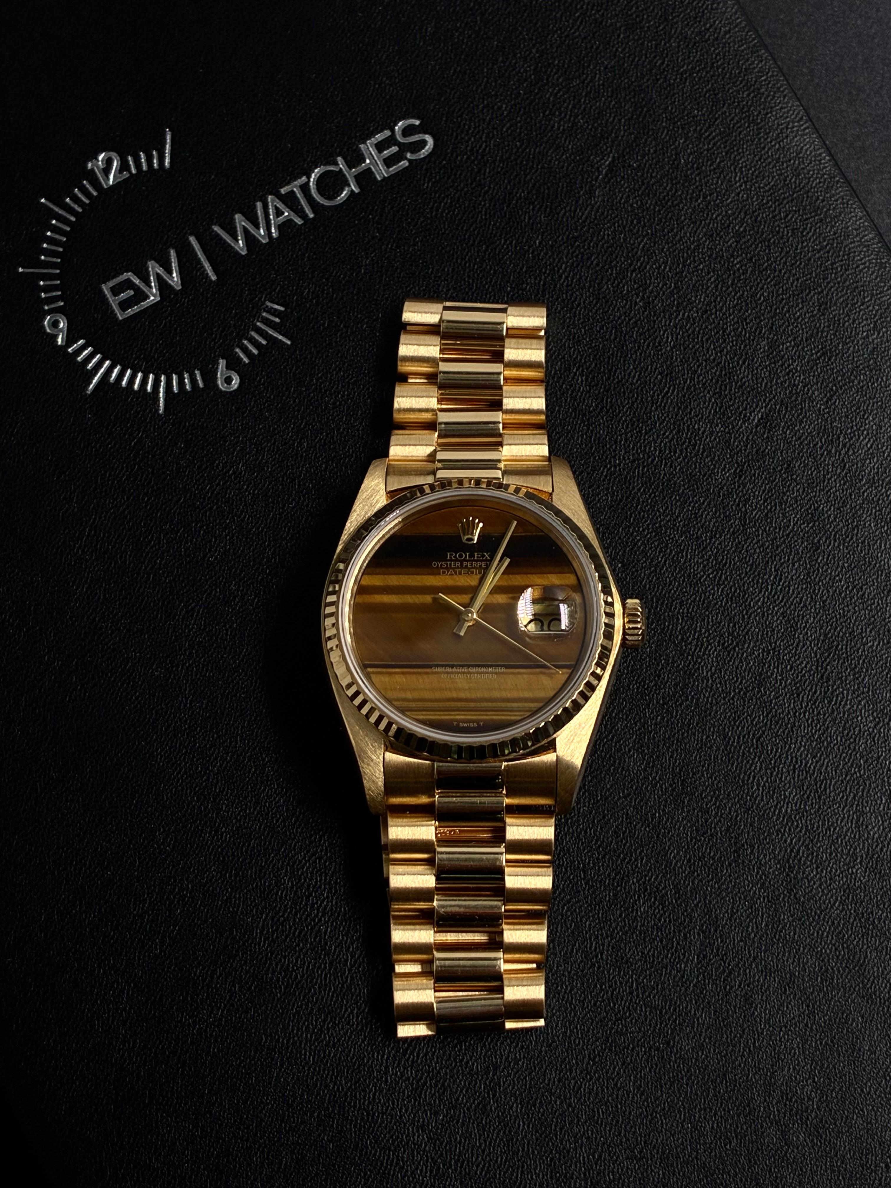 Rolex Datejust 16018 Tiger Eye