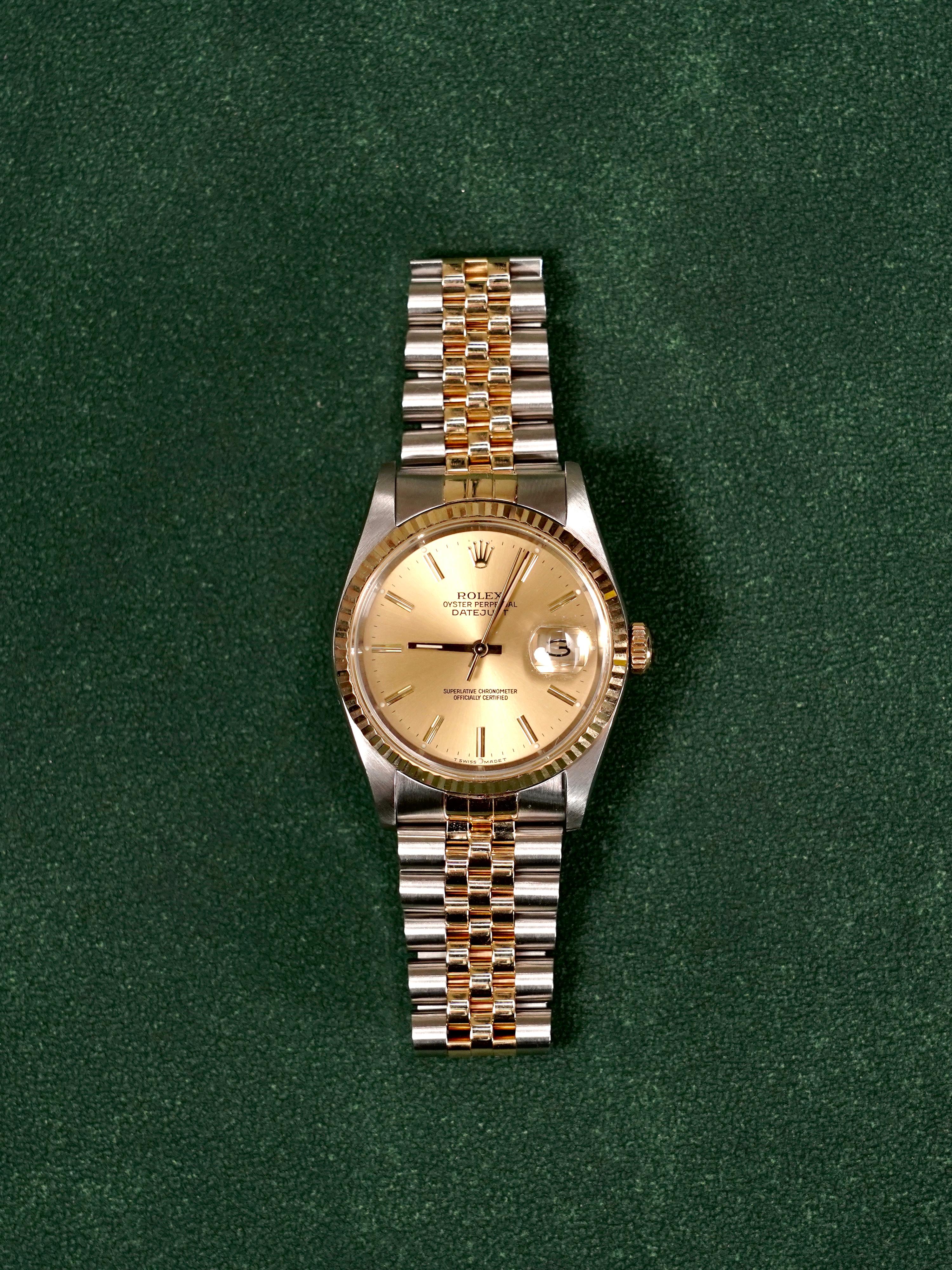 Rolex 16233 champ jubilee 1989 original paper