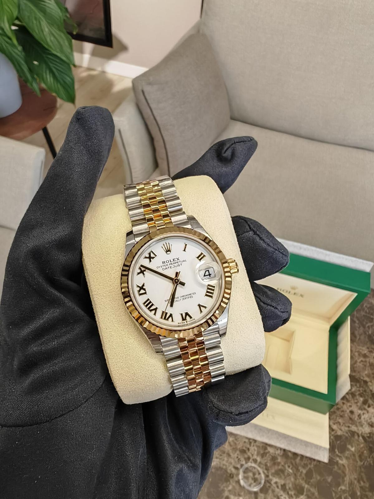 Rolex Datejust 31 278273 Weißes römisches Jubiläum 2025