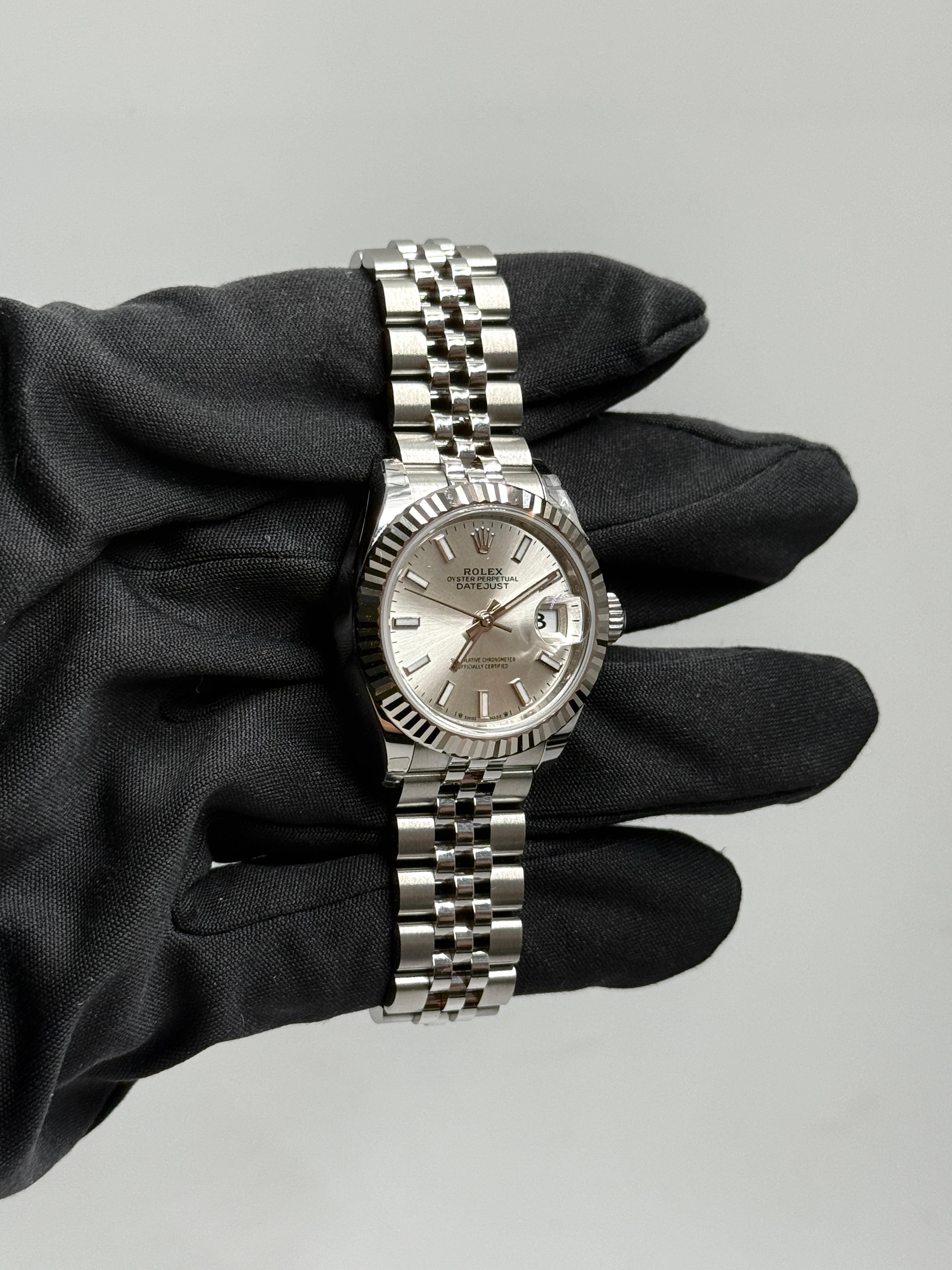 Rolex Lady-Datejust 279174 Silber Index Jubilee 2025
