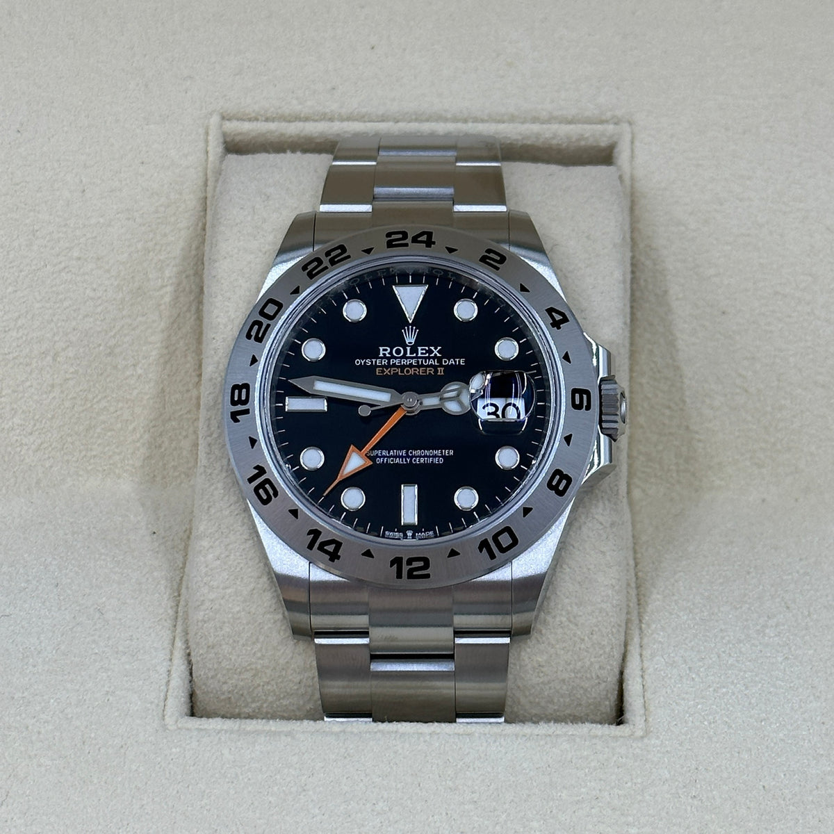 Rolex Explorer II 226570 Black 2024 Original Paper