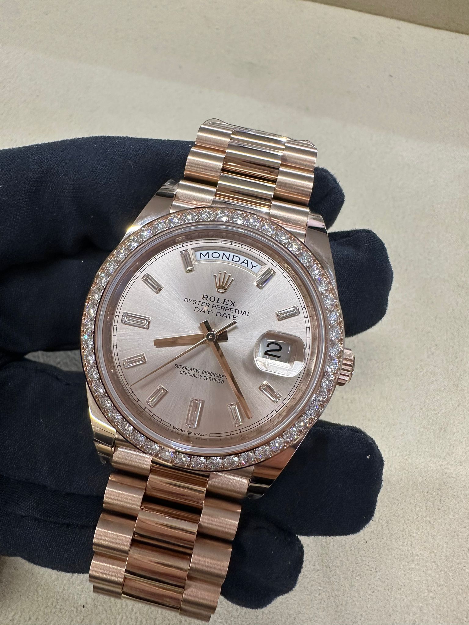 Rolex Day-Date 40MM 228345RBR A Sundust