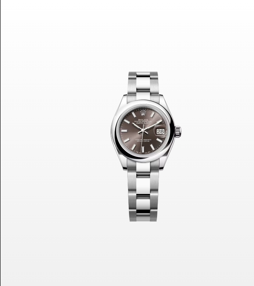 Rolex Lady-Datejust 28 279160 Grey Index Oyster