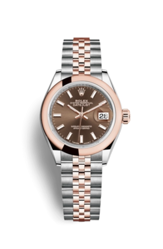 Rolex Lady-Datejust 28 279161 Chocolate Index Jubilee