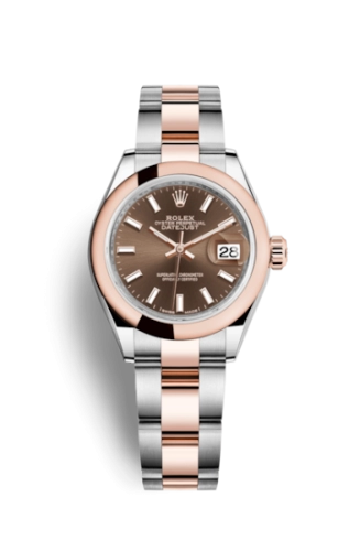 Rolex Lady-Datejust 28 279161 Chocolate Index Oyster