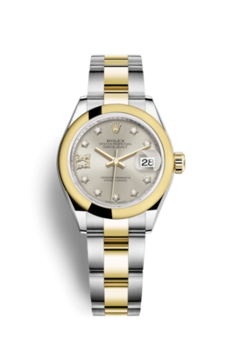 Rolex Lady-Datejust 28 279163 Silver Diamonds Star Oyster