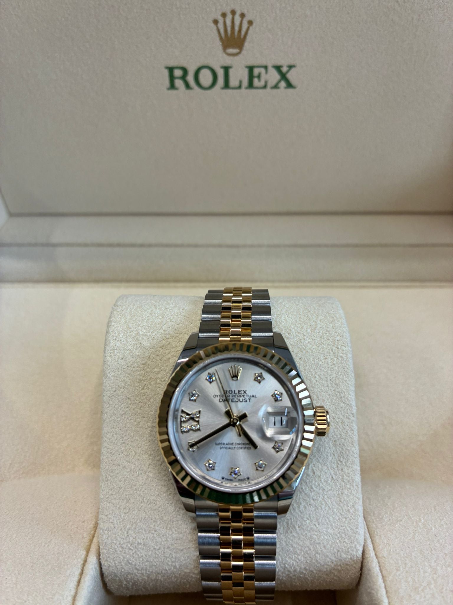 Rolex Lady-Datejust 279173G Silver Star Jubilee 2025