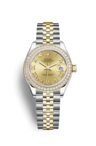 Rolex Lady-Datejust 28 m279383RBR-0009 Champagne Roman Jubilee 2025