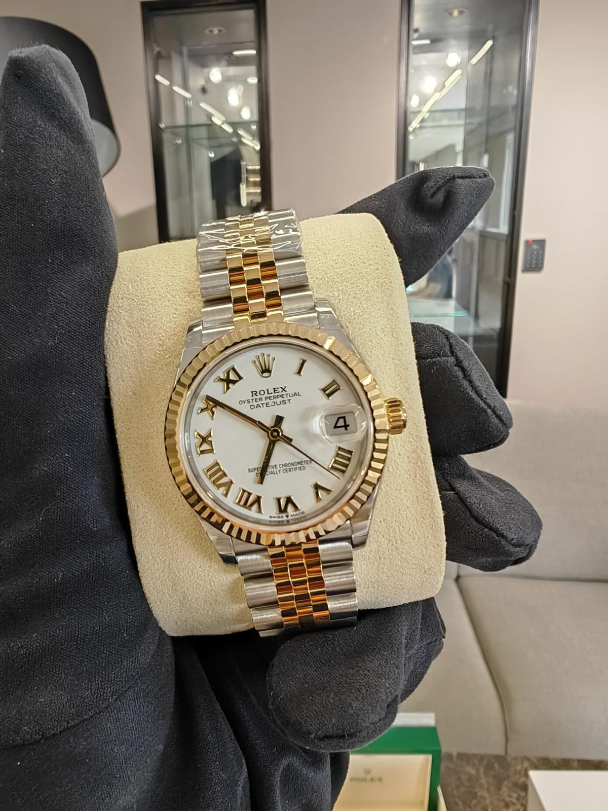 Rolex Datejust 31 278273 Weißes römisches Jubiläum 2025