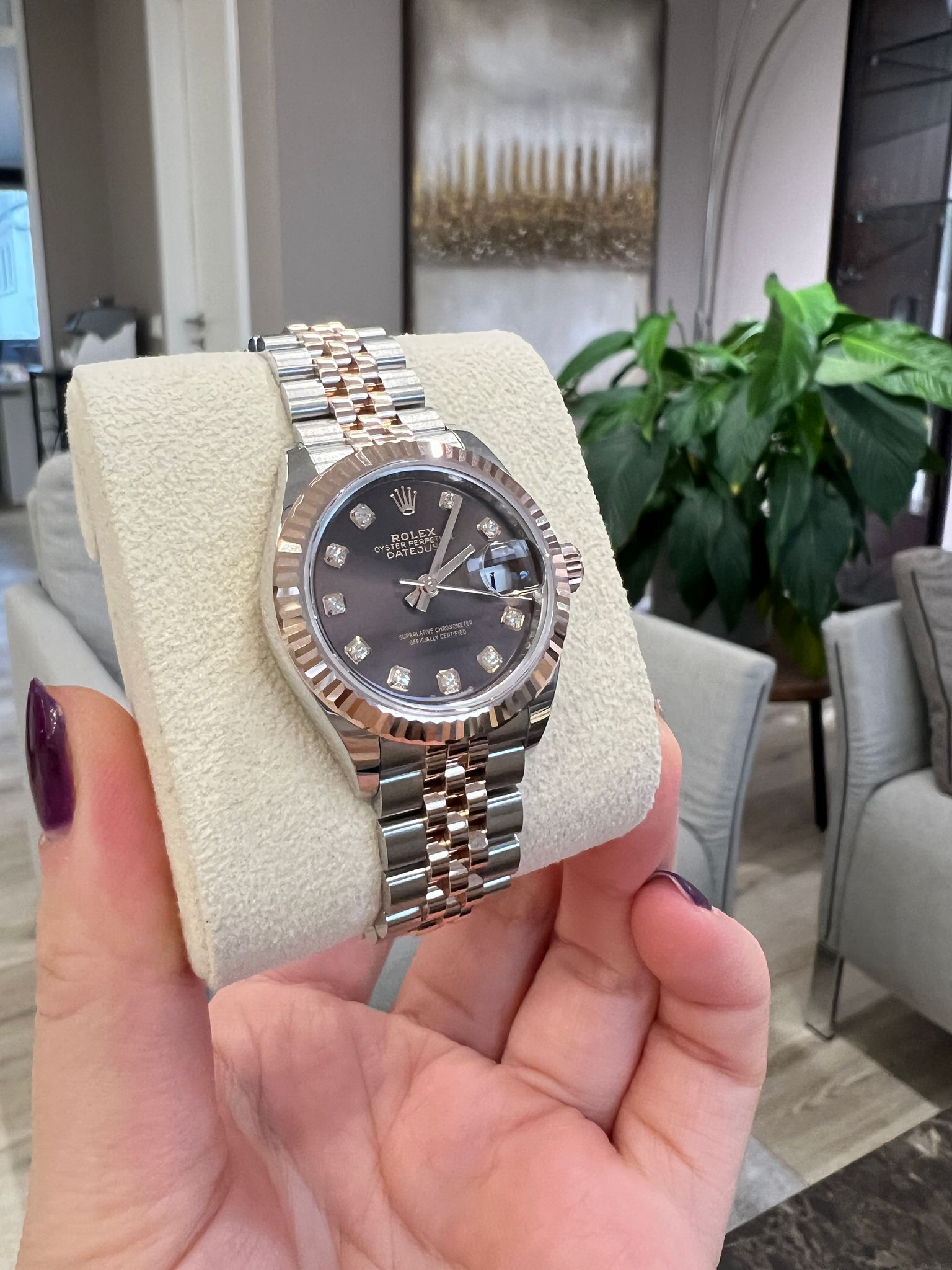 Rolex Lady-Datejust 279171G Choc Jubilee 2024