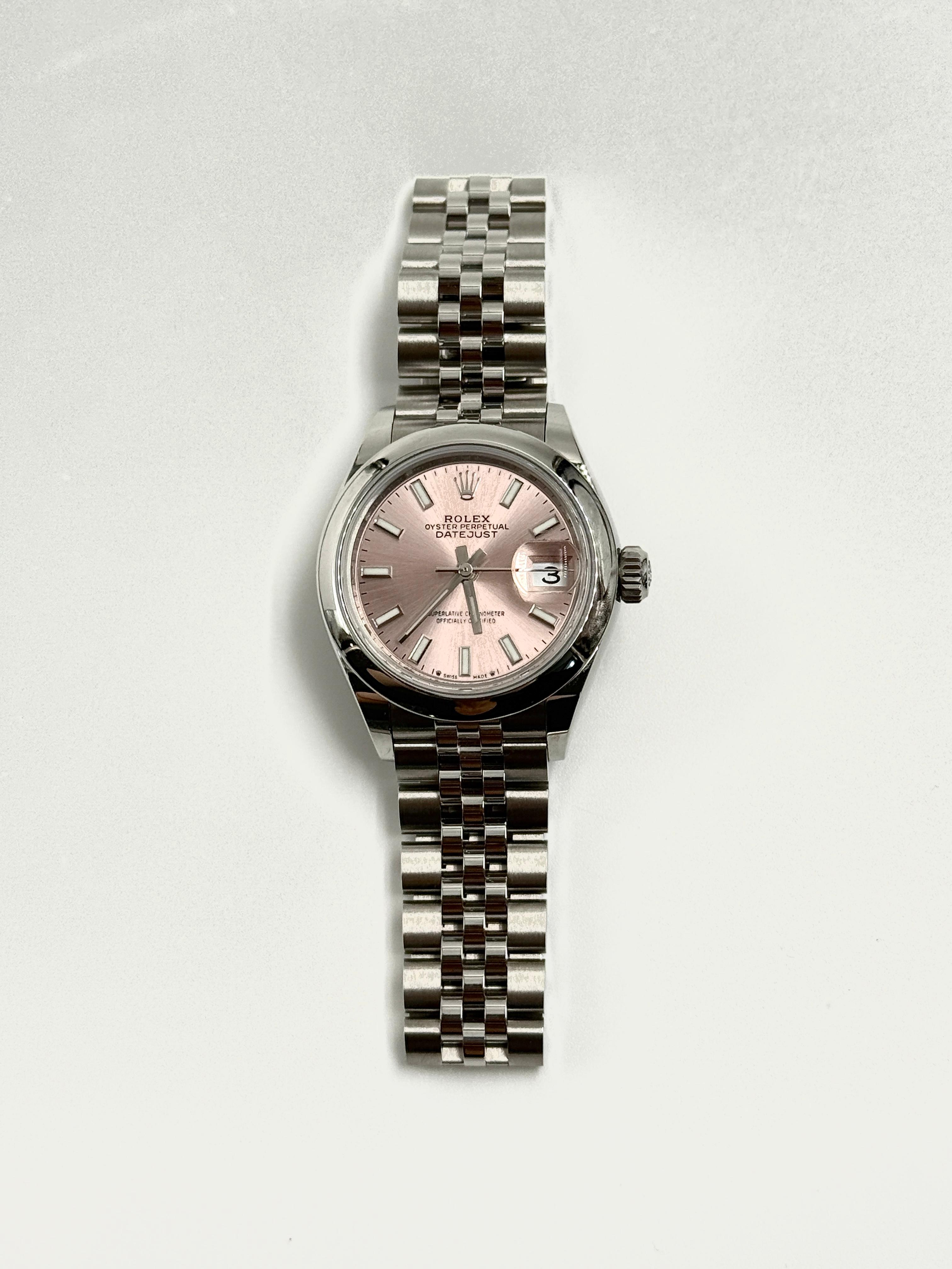 Rolex Lady-Datejust 279160 Pink Index Jubilee 2025