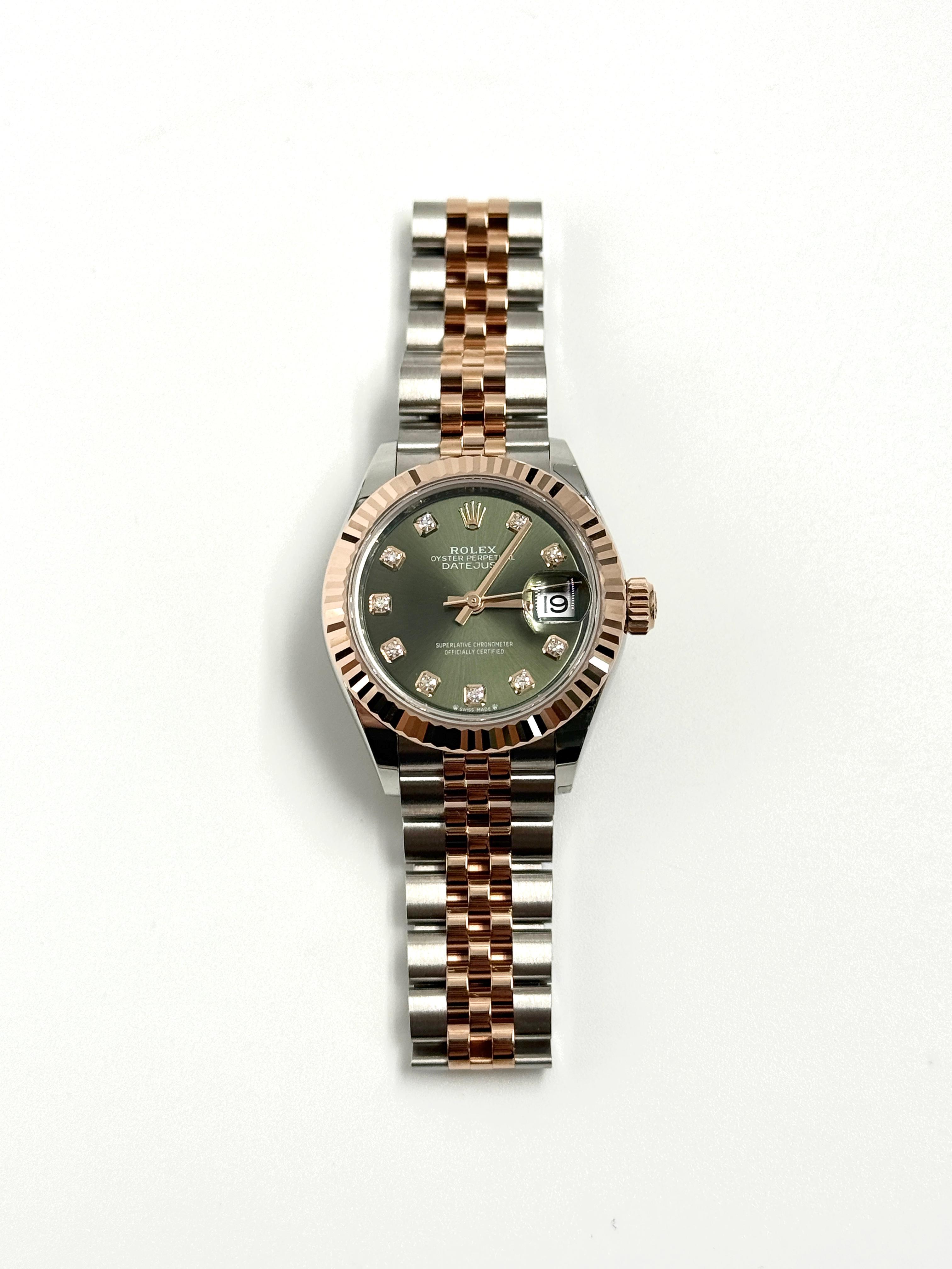 Rolex Lady-Datejust 279171G Green Jubilee 2025