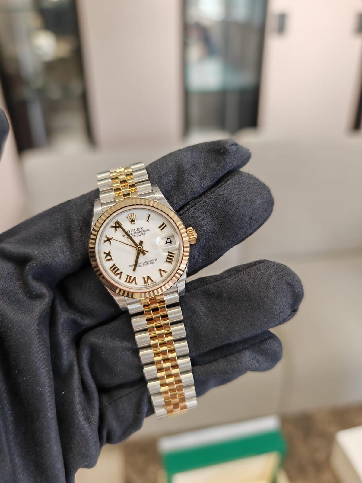 Rolex Datejust 31 278273 Weißes römisches Jubiläum 2025