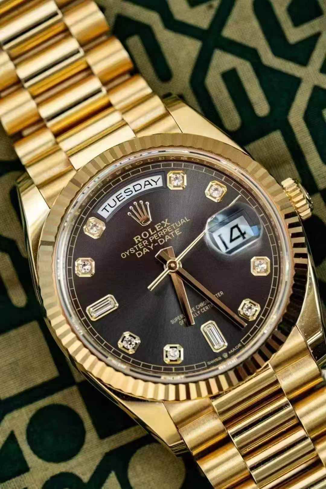 Rolex Day-Date 36 128238 Grey 2022 Full Set