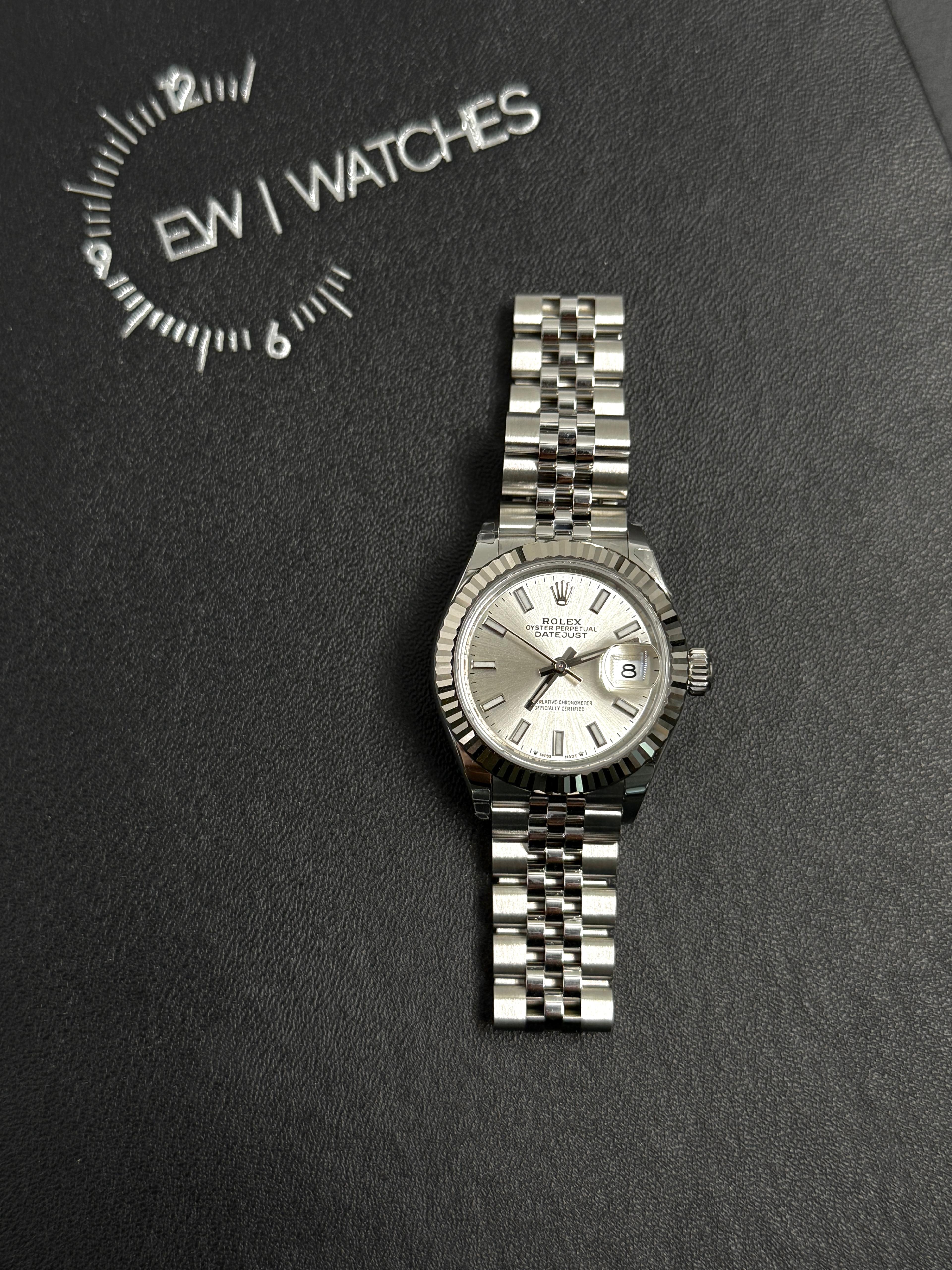 Rolex Lady-Datejust 279174 Silber Index Jubilee 2025