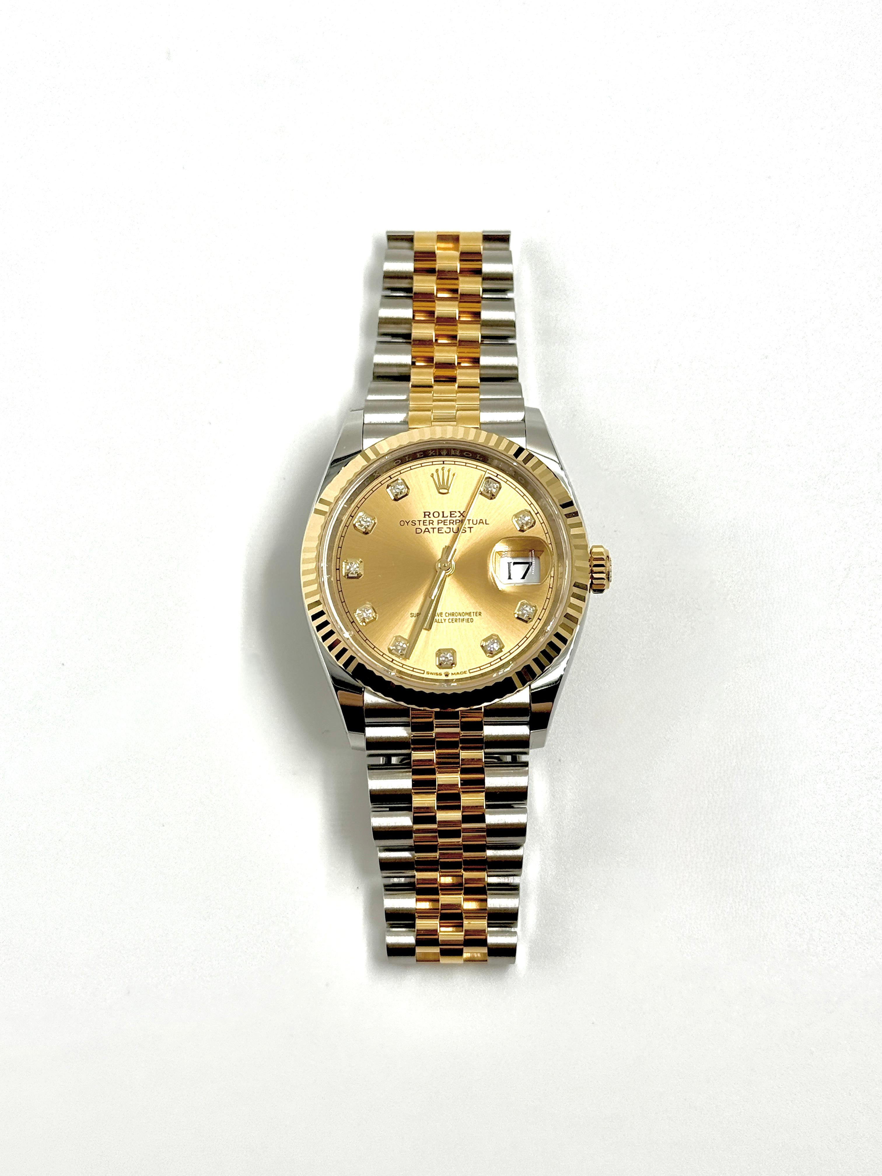 Rolex Datejust 36 126233G Champ Jubilee 2025