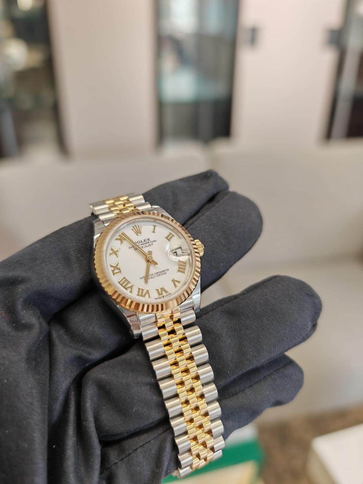 Rolex Datejust 31 278273 Weißes römisches Jubiläum 2025
