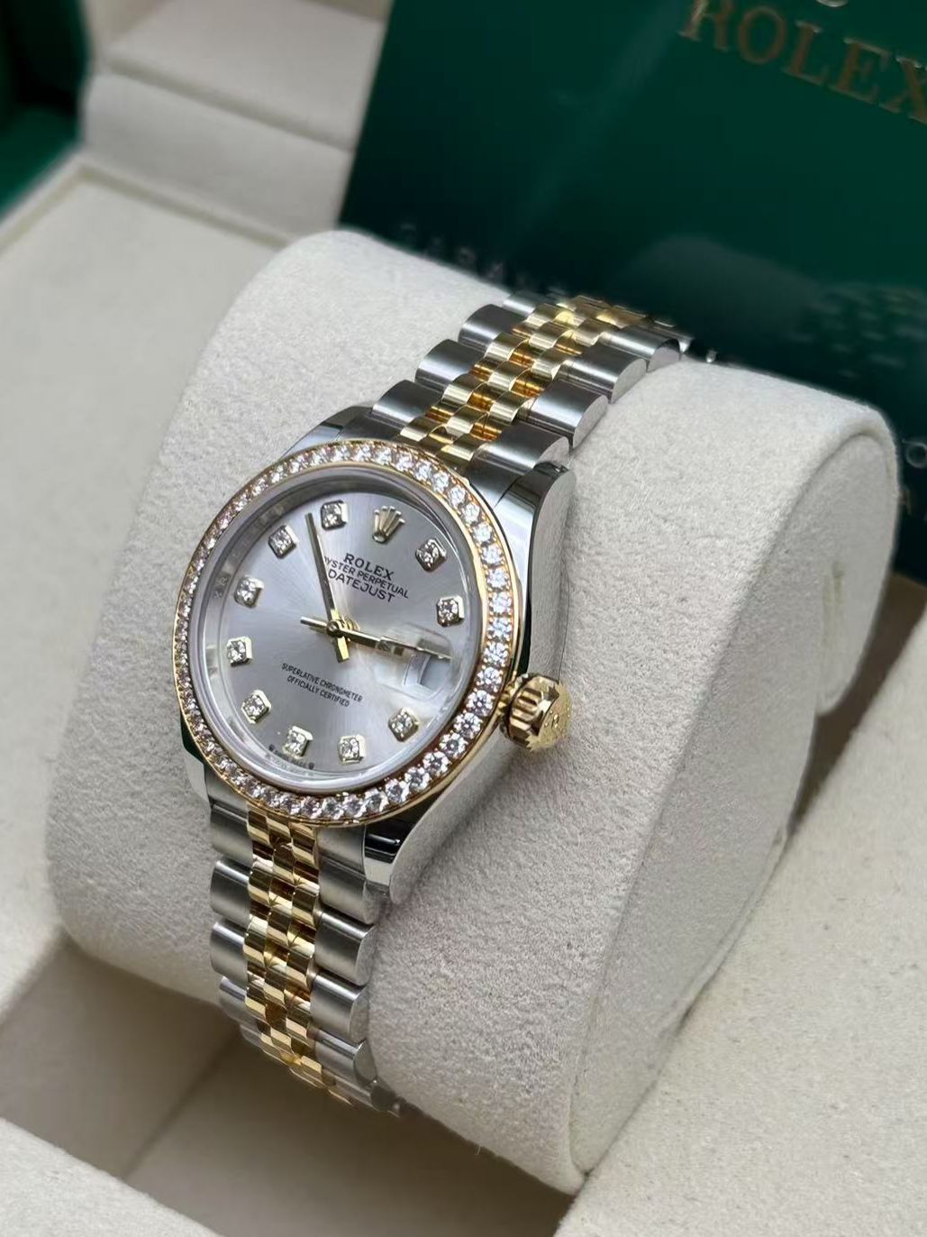 Rolex Lady-Datejust 28 m279383RBR-0007 G Silver Jub 2025