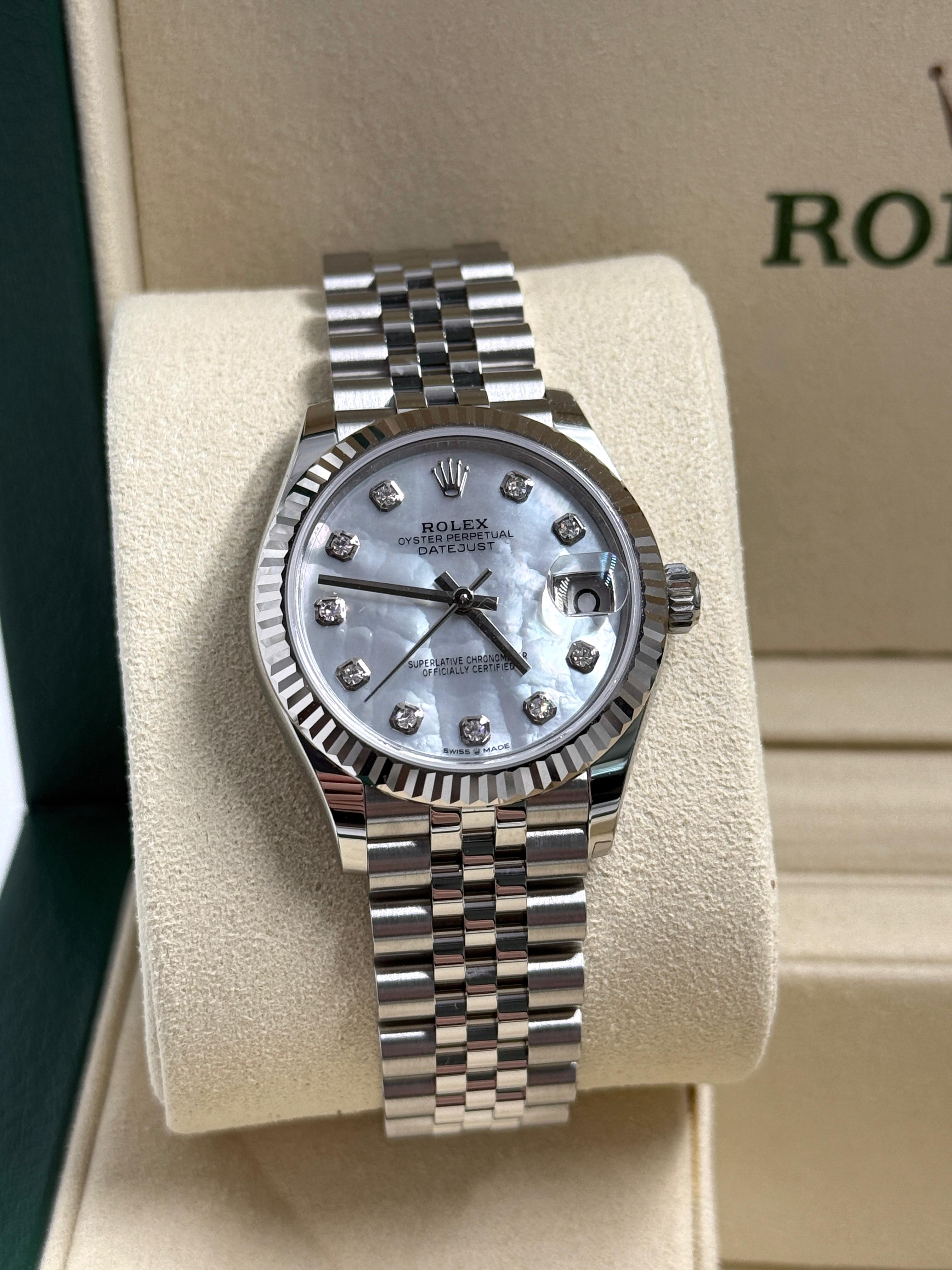 Rolex Datejust 31 278274Ng Weißes Jubiläum 2025