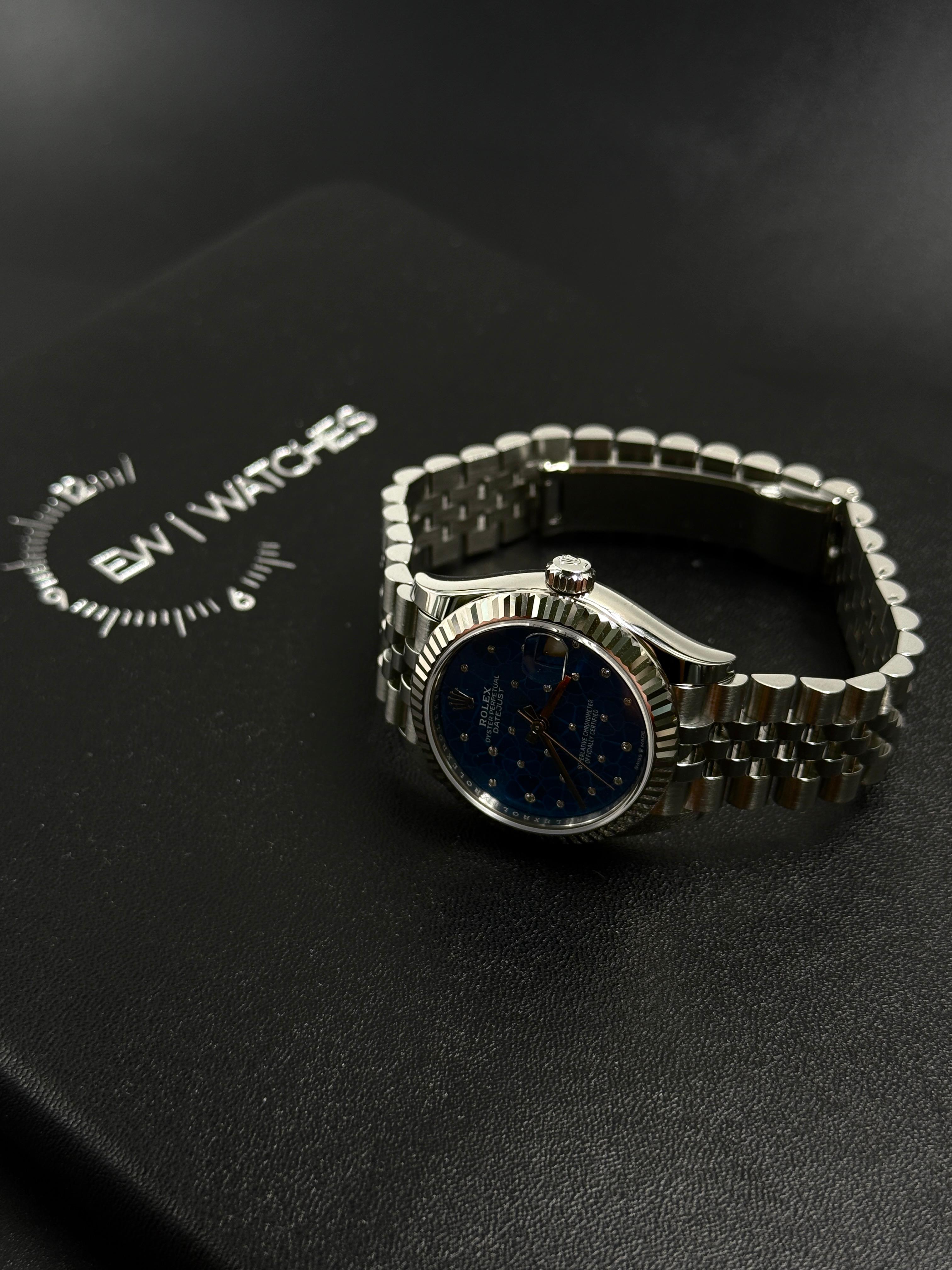 Rolex Datejust 31 278274 Blaues Blumenjubiläum 2025