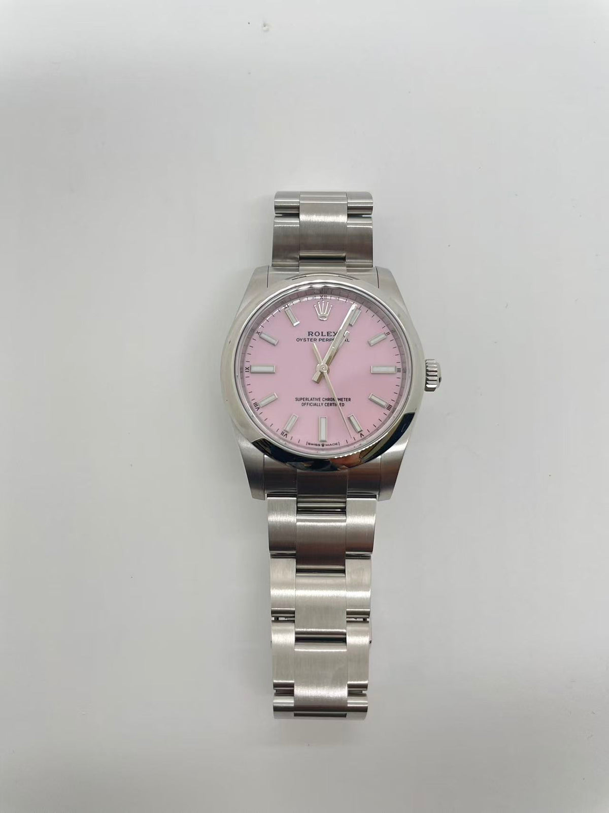 Rolex Oyster Perpetual 34 124200 Candy Pink Index 2025