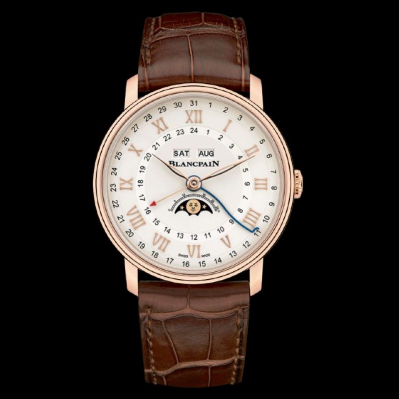 Blancpain Villeret Quantième Complet Phases de Lune GMT 6676-3642-55B 2026