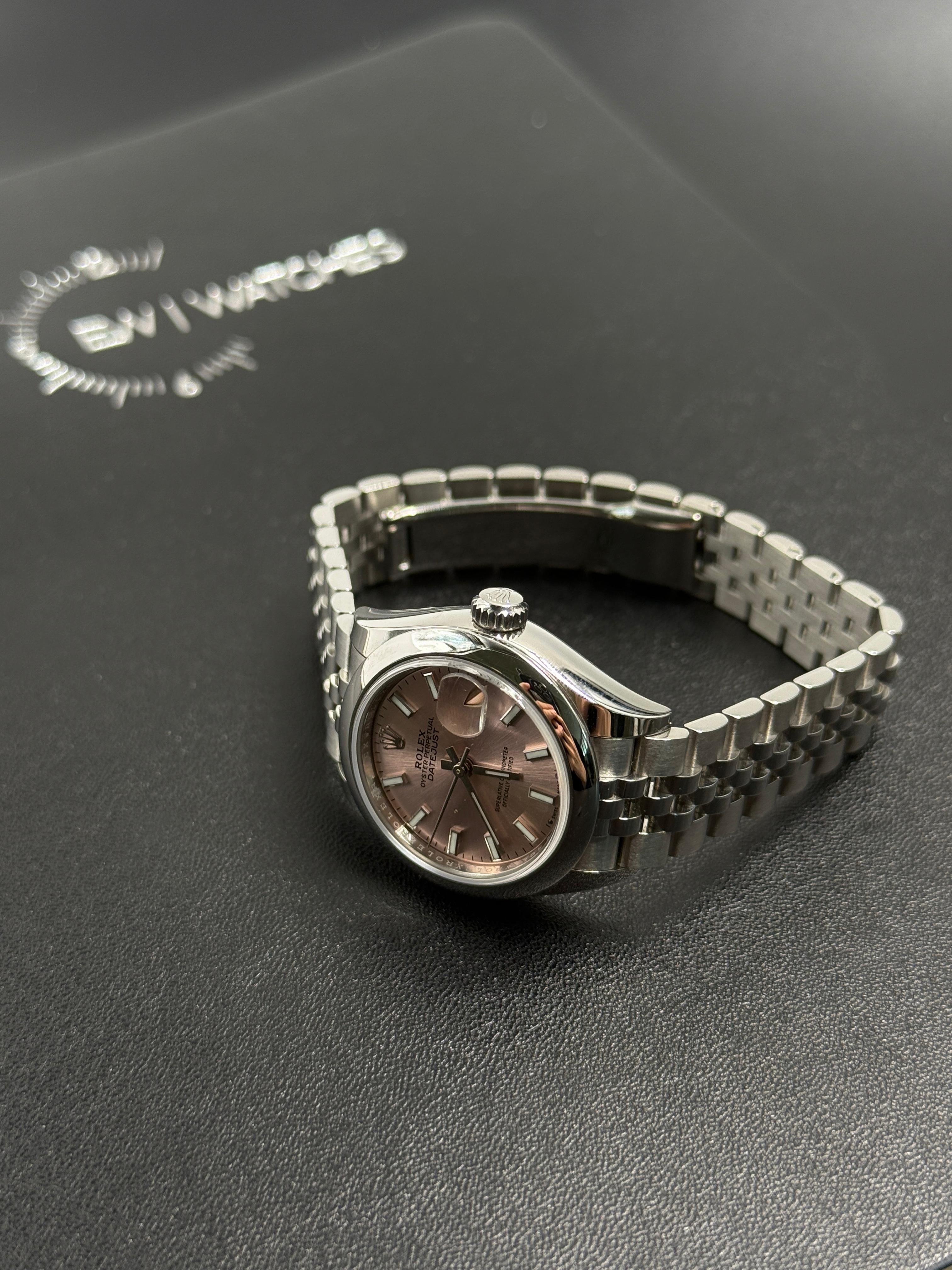 Rolex Lady-Datejust 279160 Pink Index Jubilee 2025