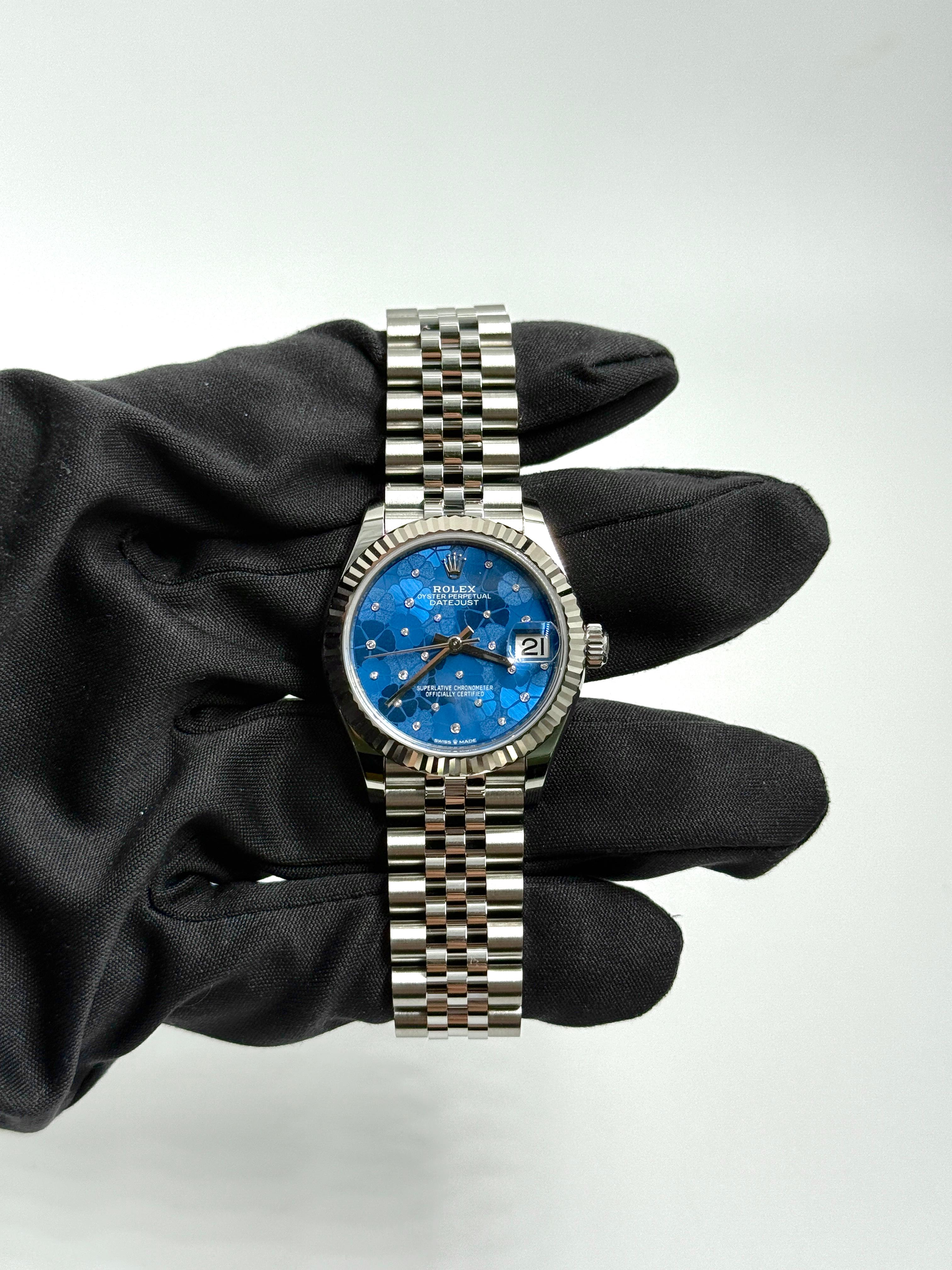 Rolex Datejust 31 278274 Blaues Blumenjubiläum 2025
