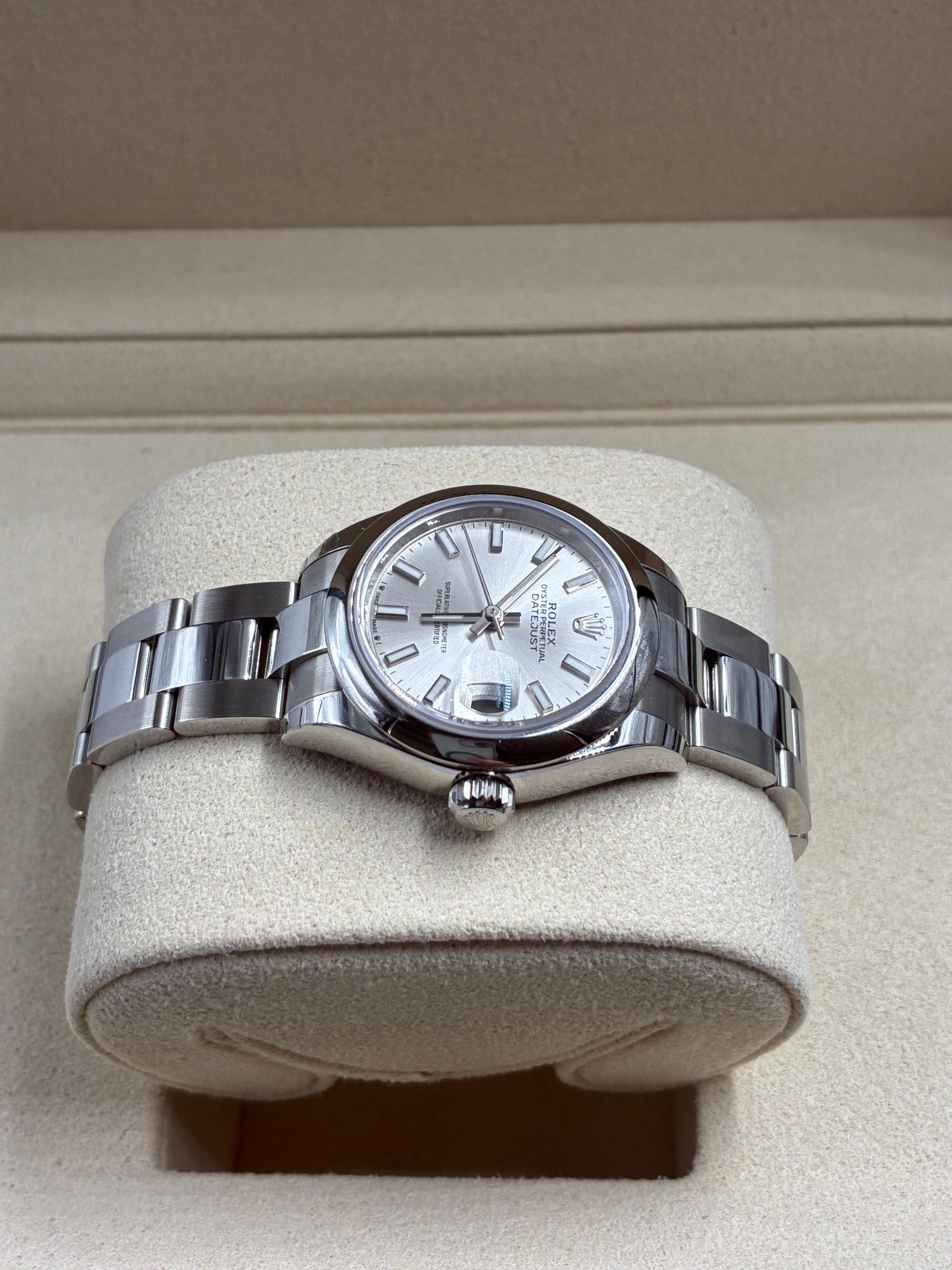 Rolex Lady-Datejust 279160 SILVER INDEX OYS