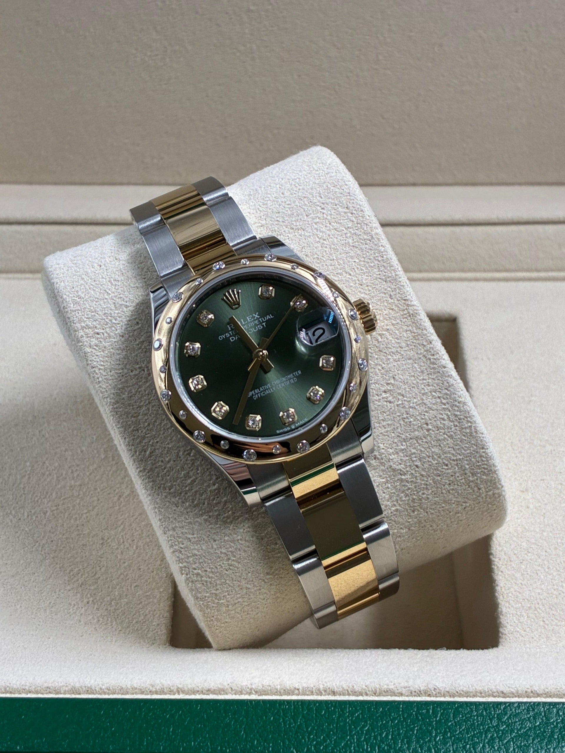 Rolex Datejust 31 278343G GREEN OYS