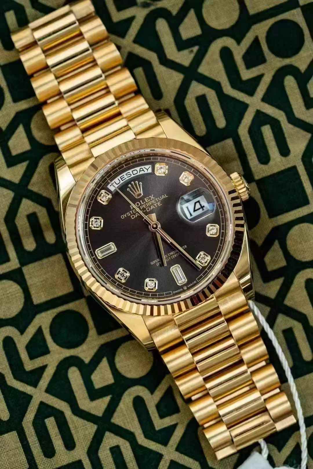 Rolex Day-Date 36 128238 Grey 2022 Full Set