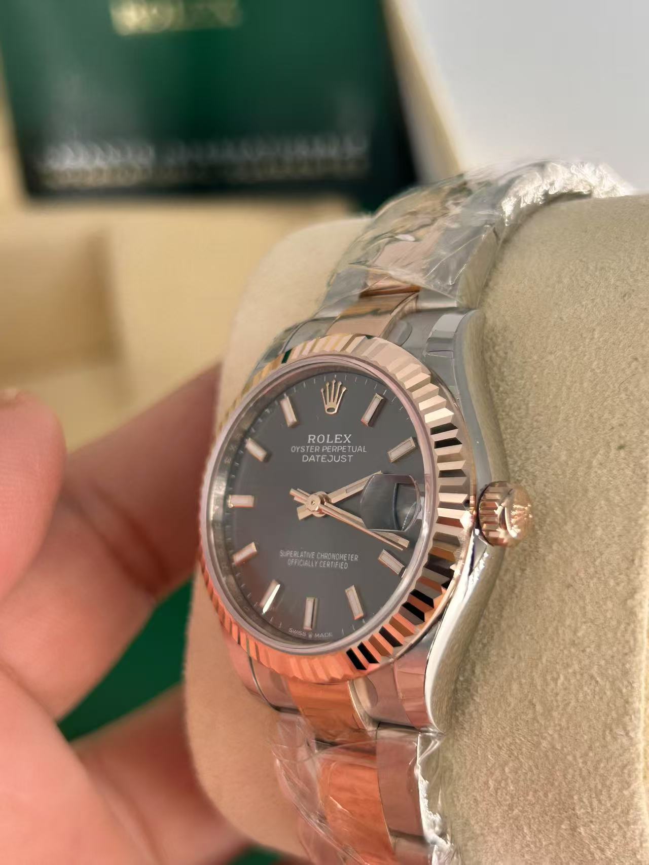 Rolex Datejust 31 278271 Grau Index Oyster 2024